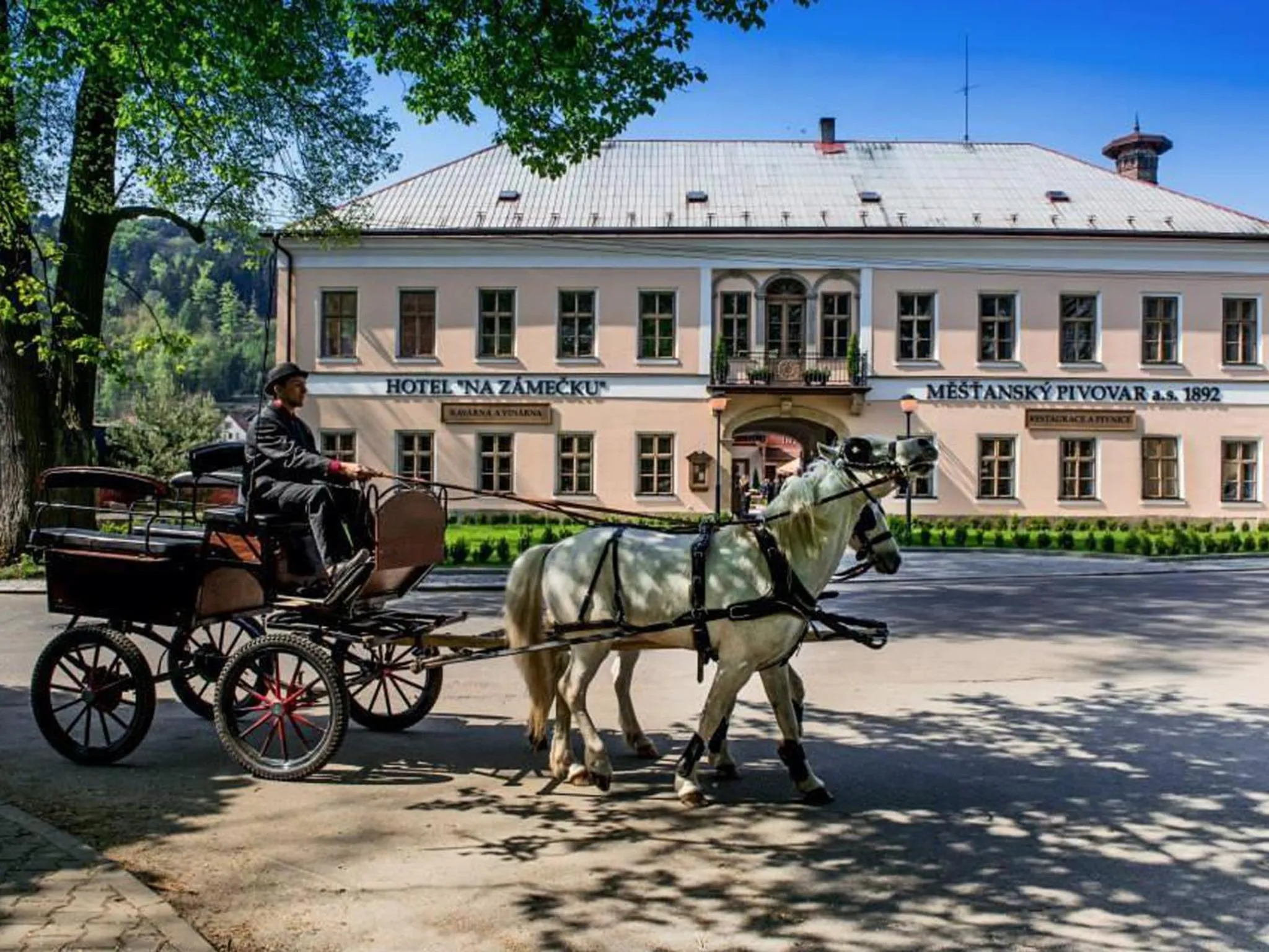 Facade/entrance in Hotel Na Zámečku