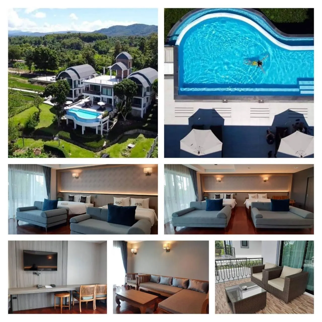 Natural landscape in Buraphat Resort