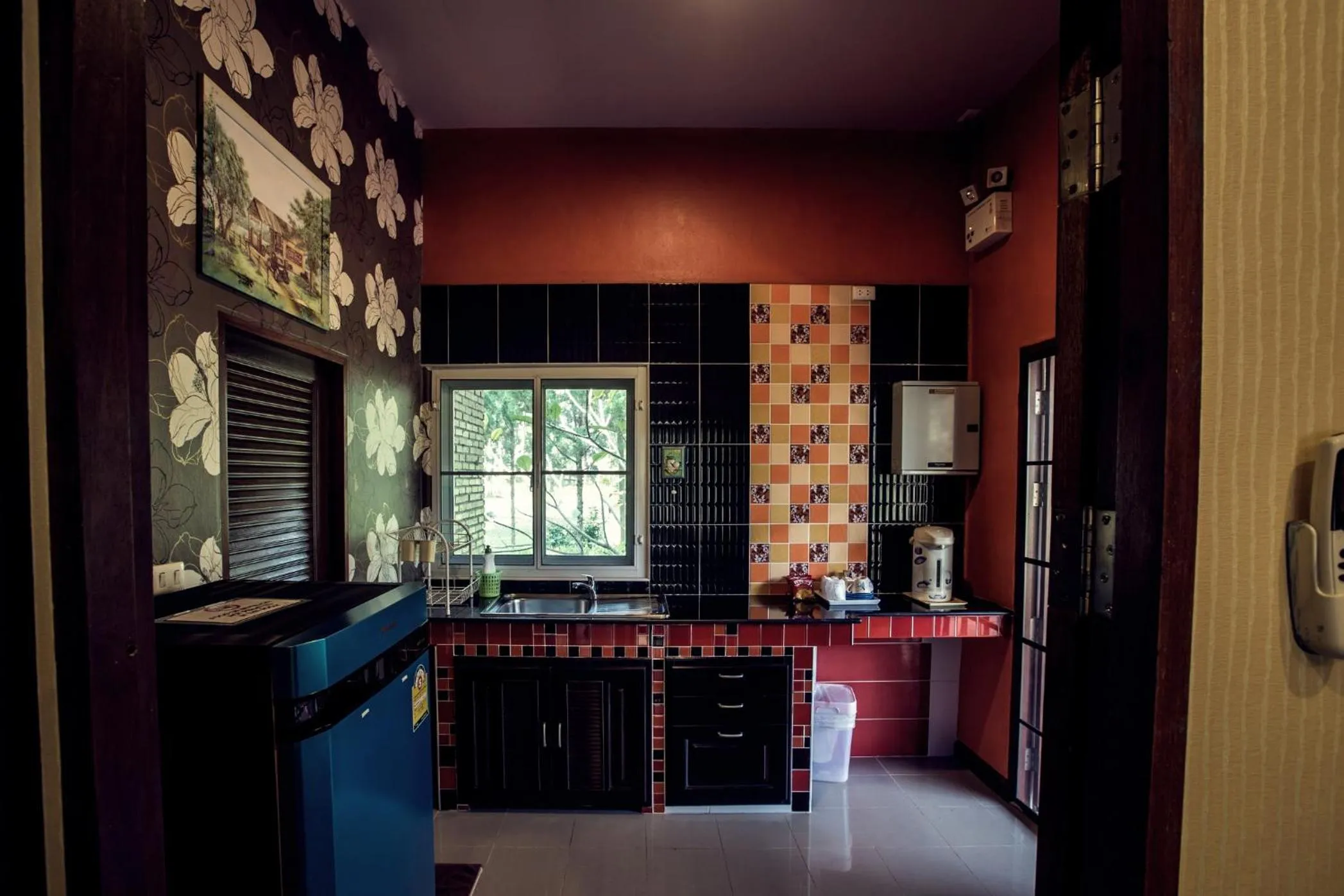 Kitchen or kitchenette in Buraphat Resort