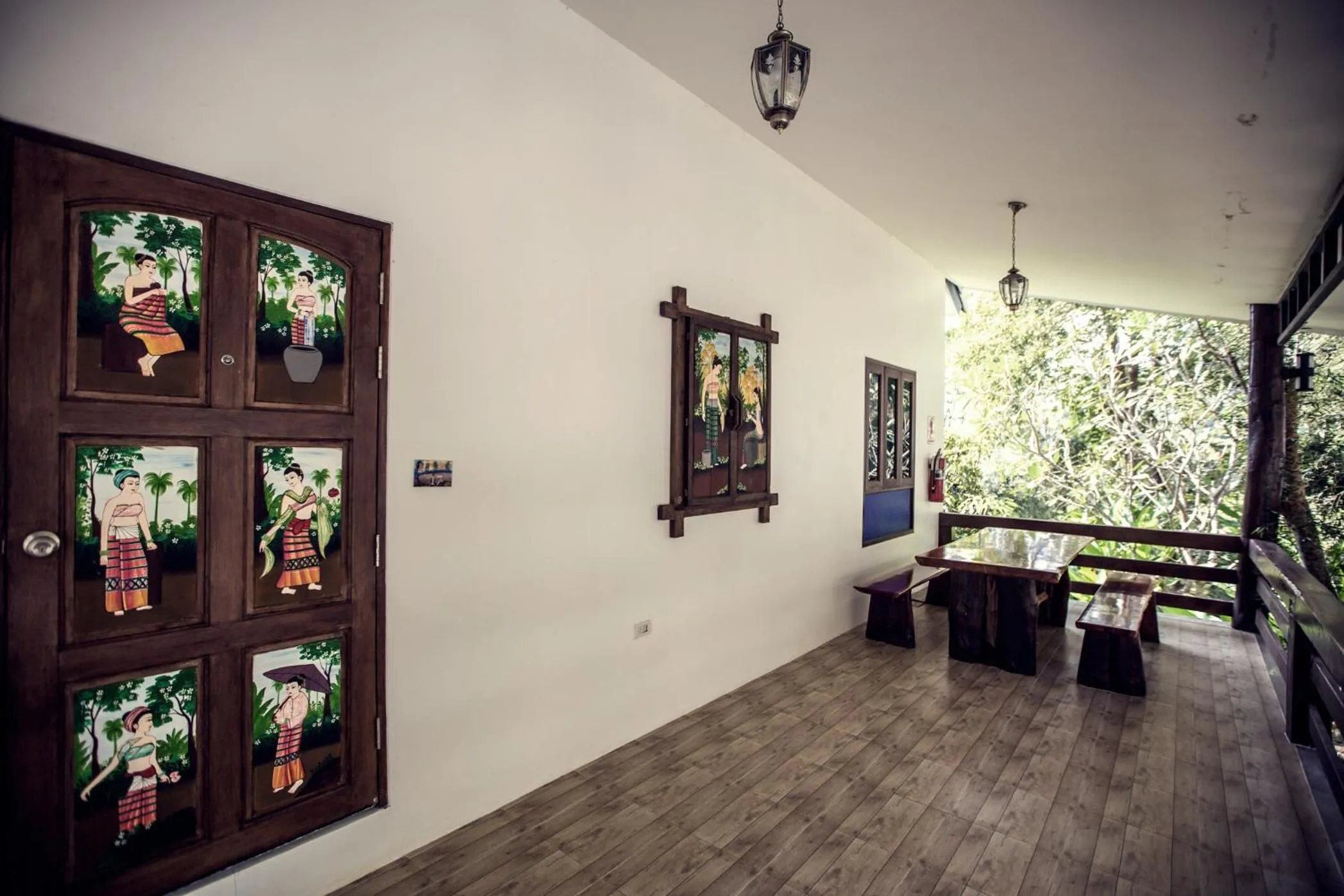 Seating area in Buraphat Resort