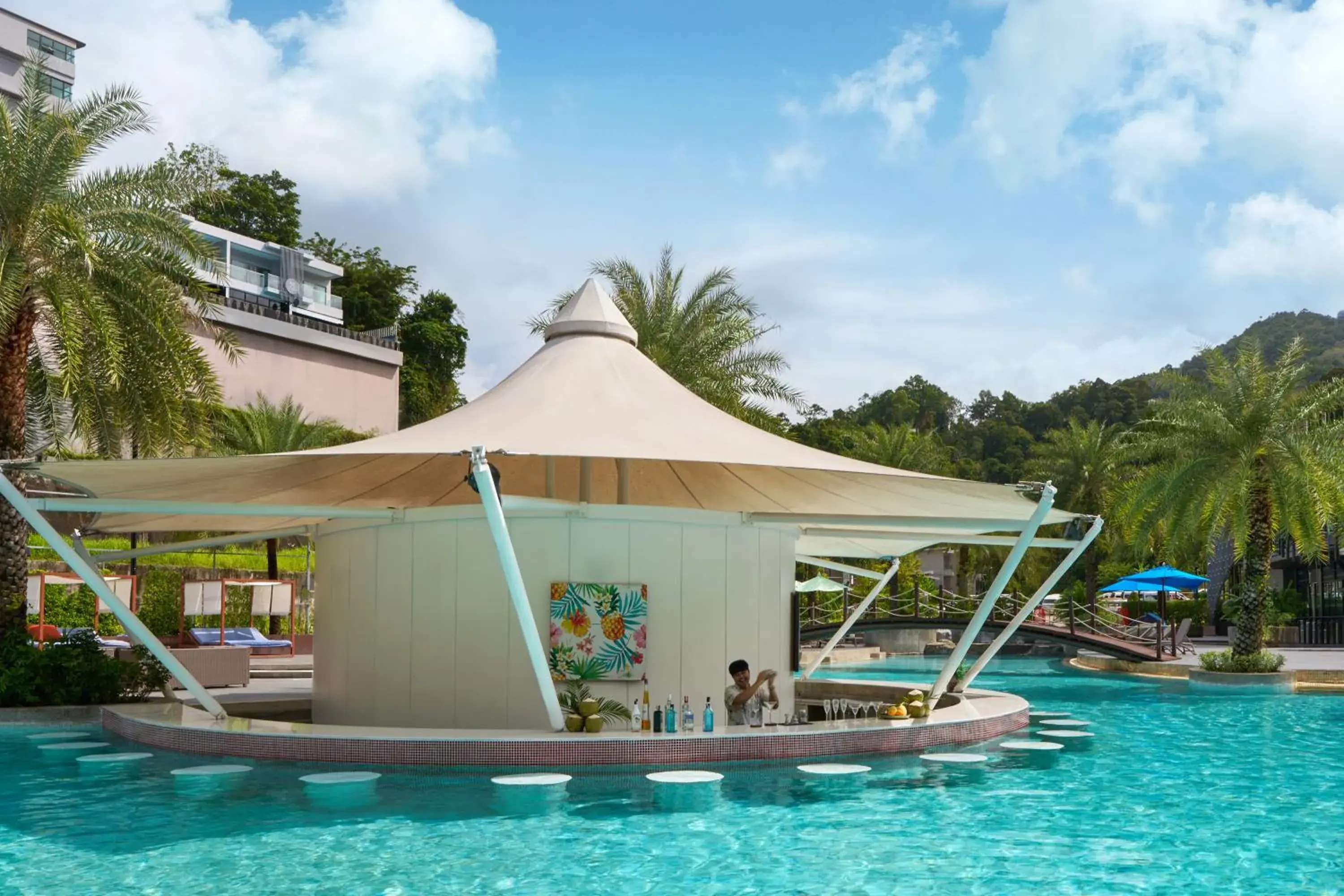 Lounge or bar in Patong Bay Hill Lounge or bar in Patong Bay Hill