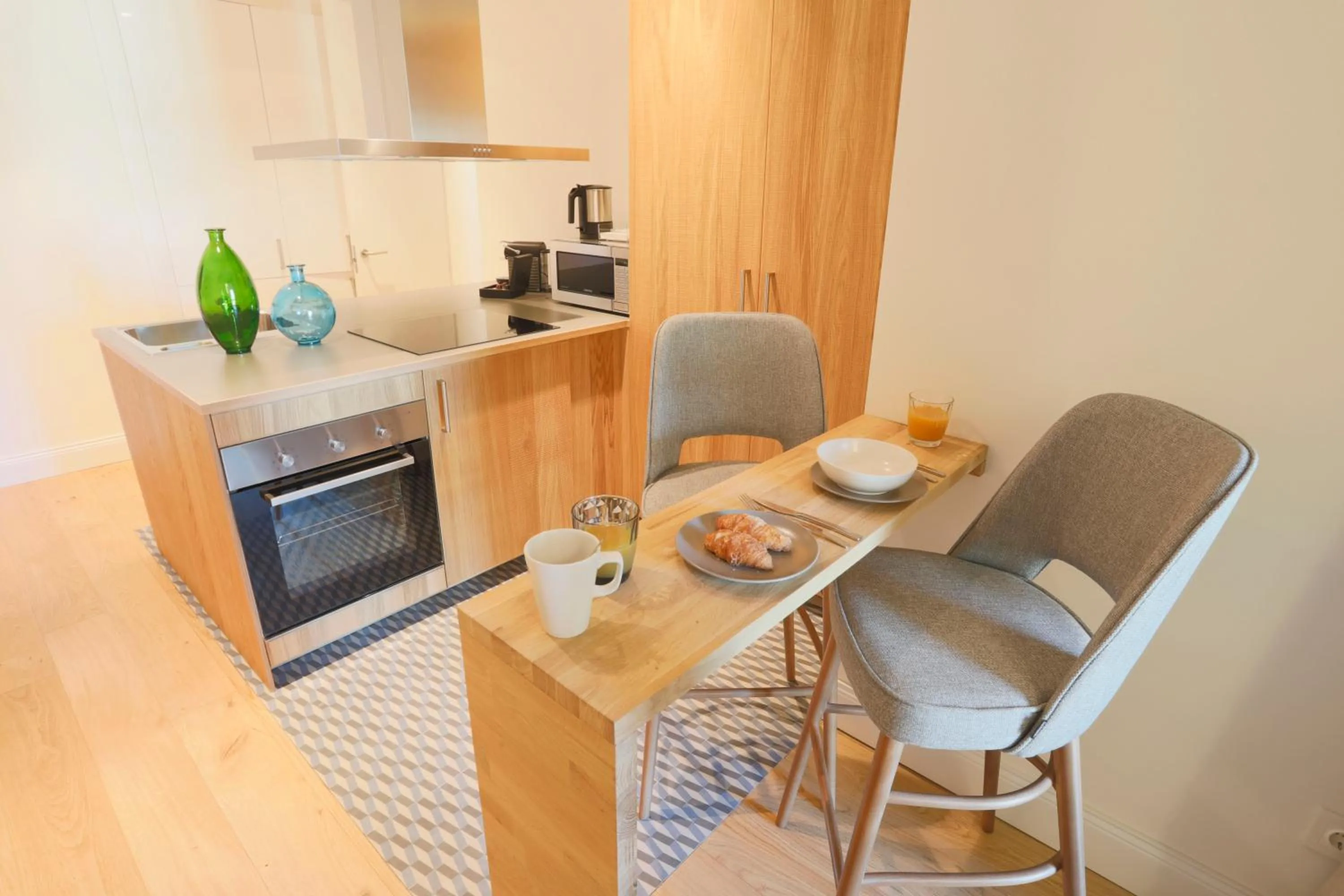 Kitchen or kitchenette in Apartaments Plaça Del Vi