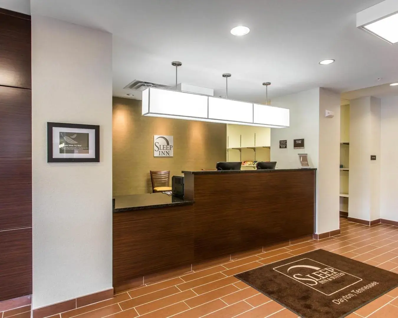 Lobby or reception in Sleep Inn & Suites Dayton Lobby or reception in Sleep Inn & Suites Dayton