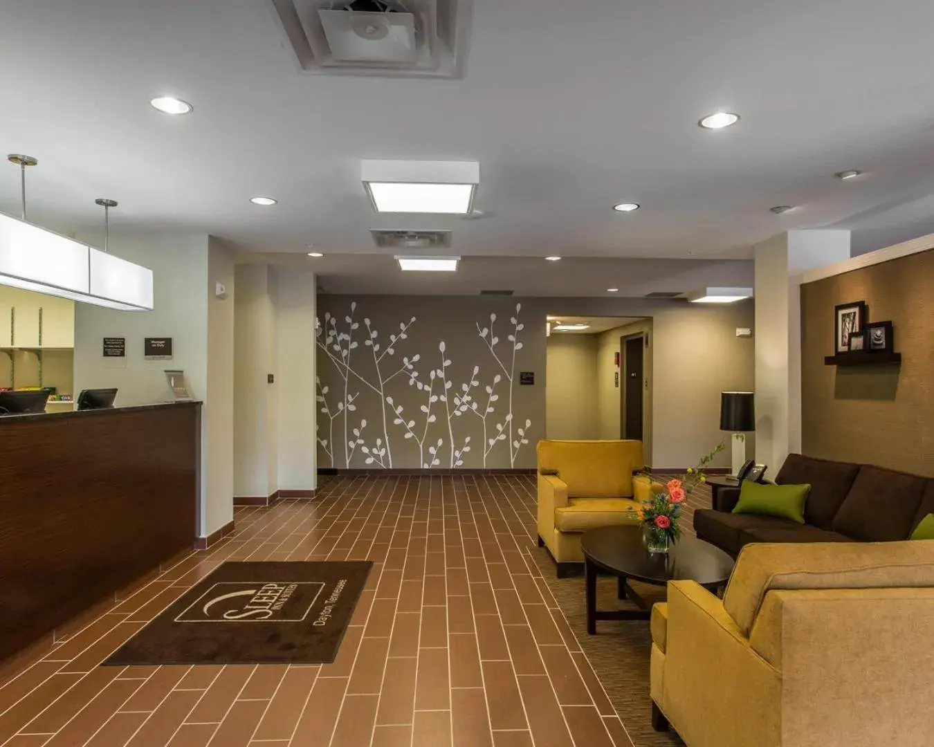 Lobby or reception in Sleep Inn & Suites Dayton South Lobby or reception in Sleep Inn & Suites Dayton South