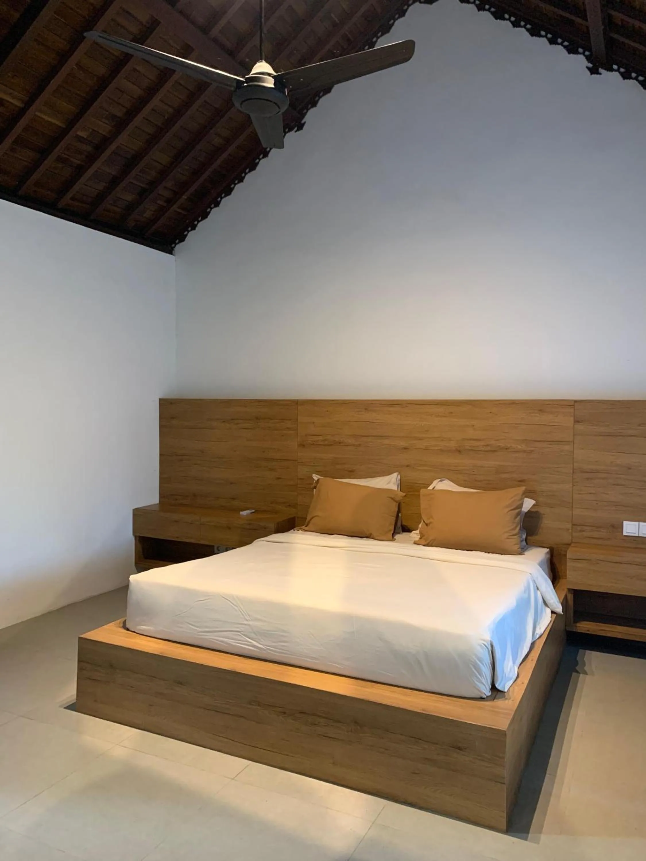 Bed in Lullaby Bungalows