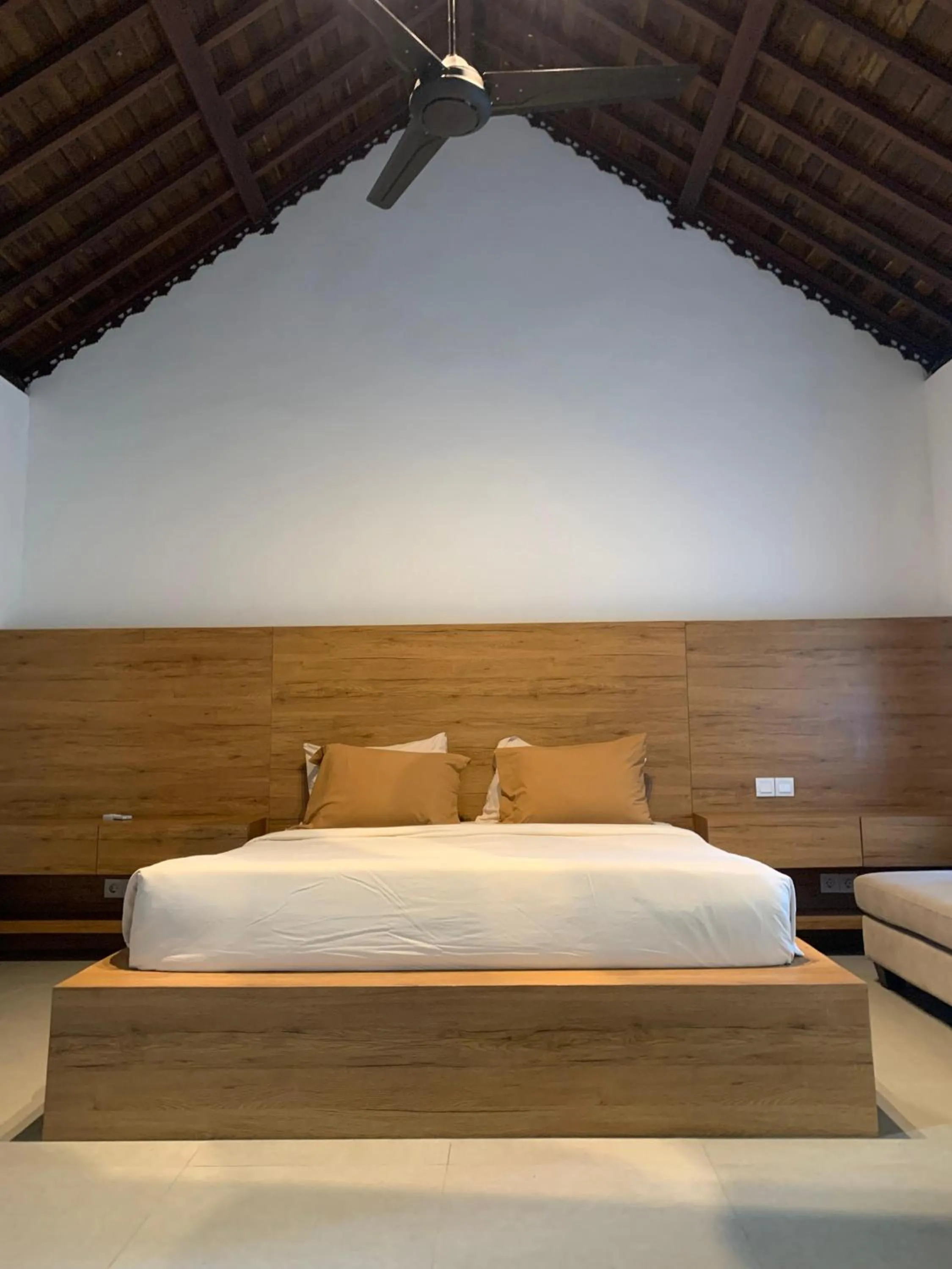 Bed in Lullaby Bungalows
