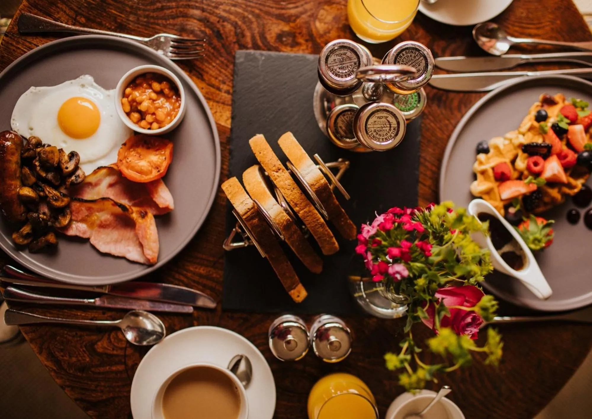 Food and drinks in The Old Hall Ely