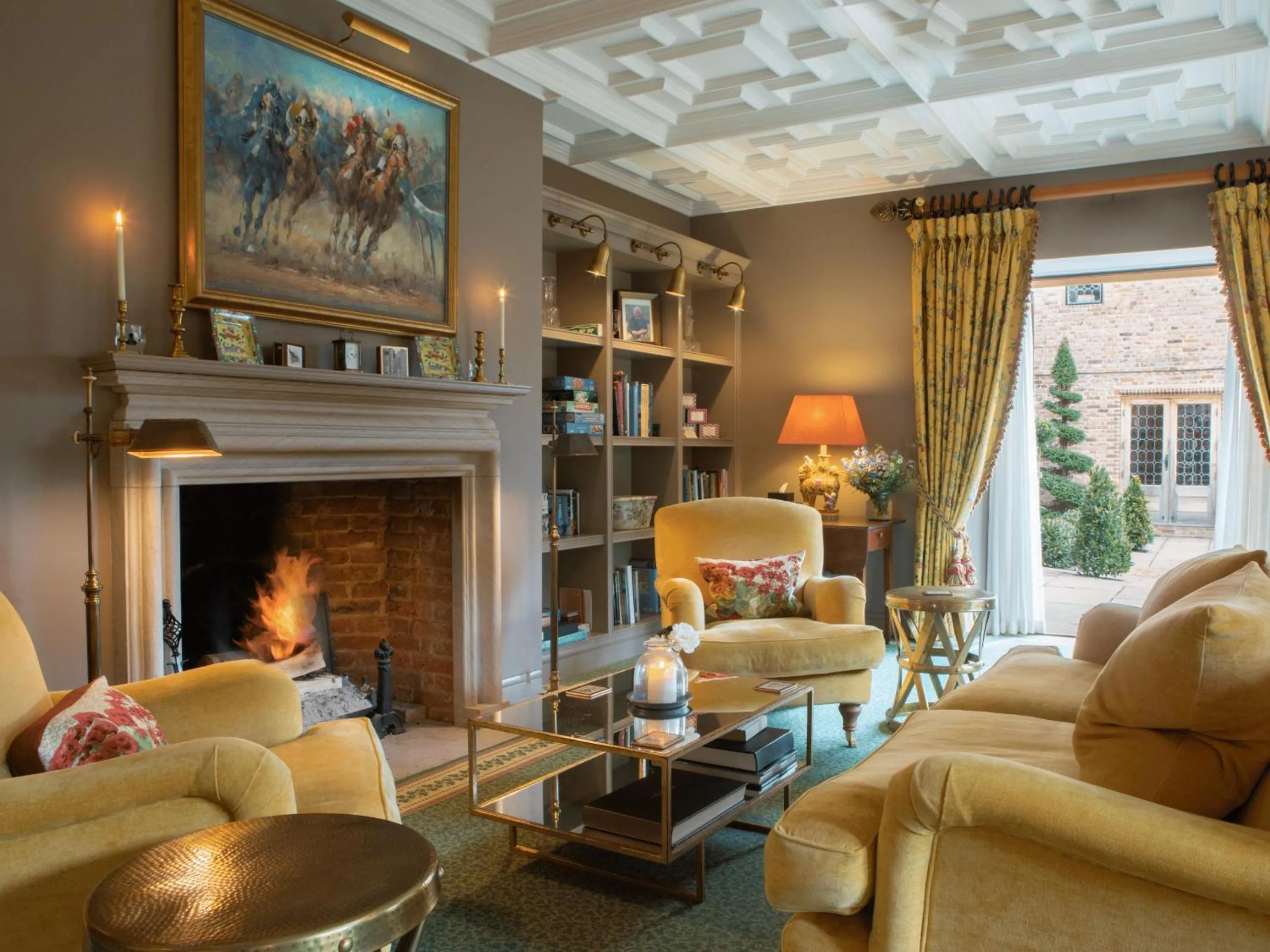 Living room in The Old Hall Ely