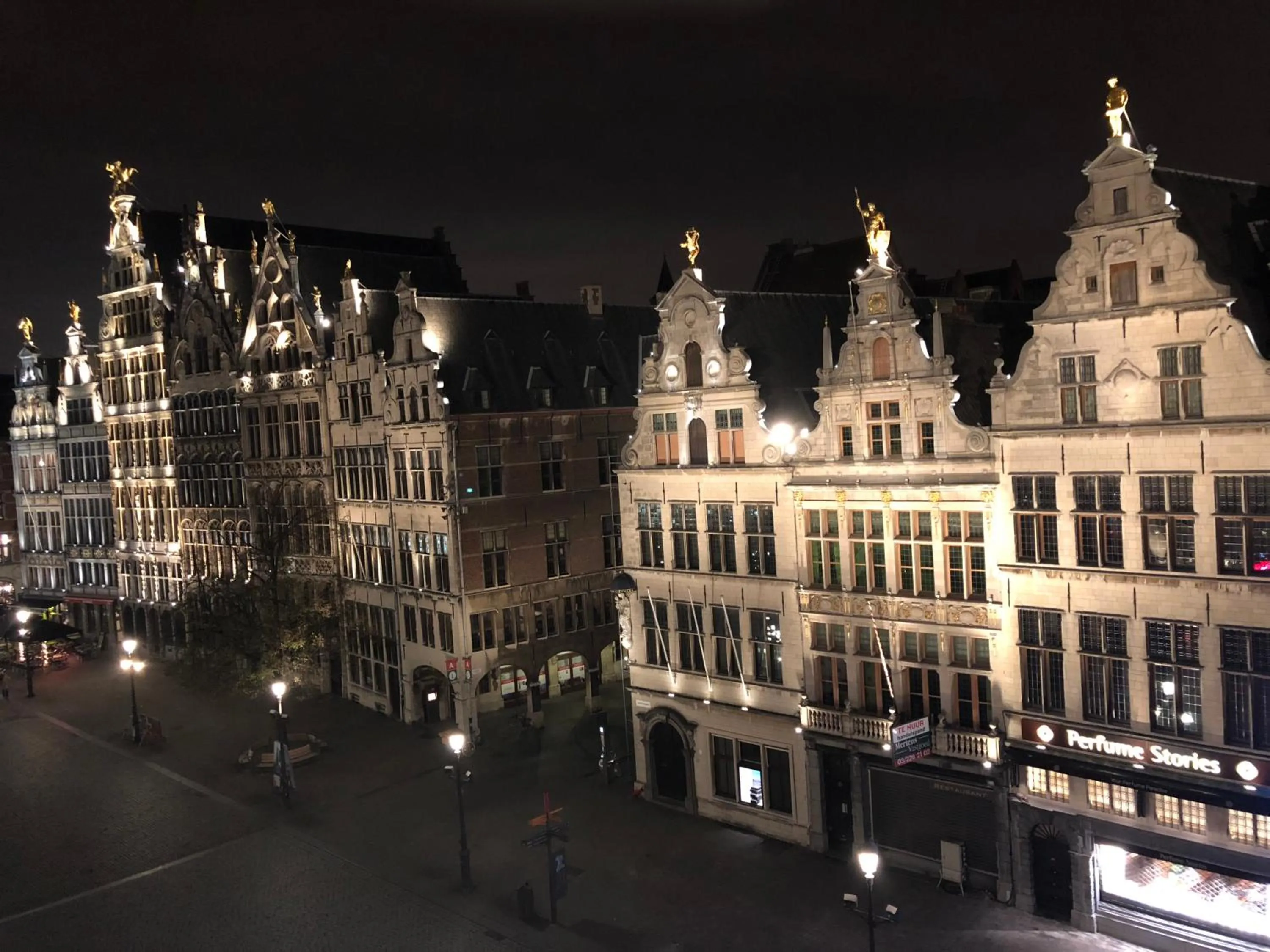 City view in Antwerp City Hostel
