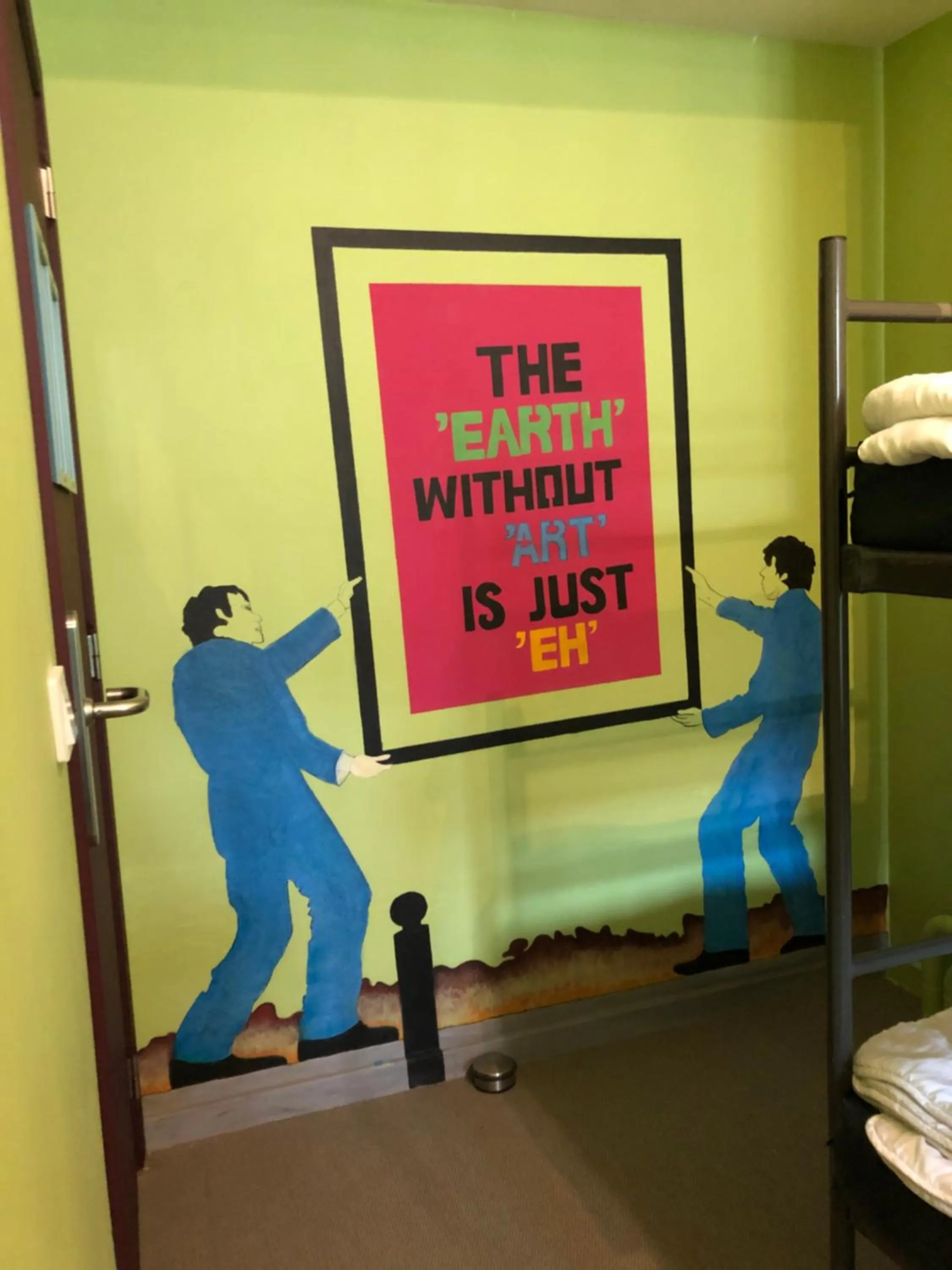 Photo of the whole room in Antwerp City Hostel