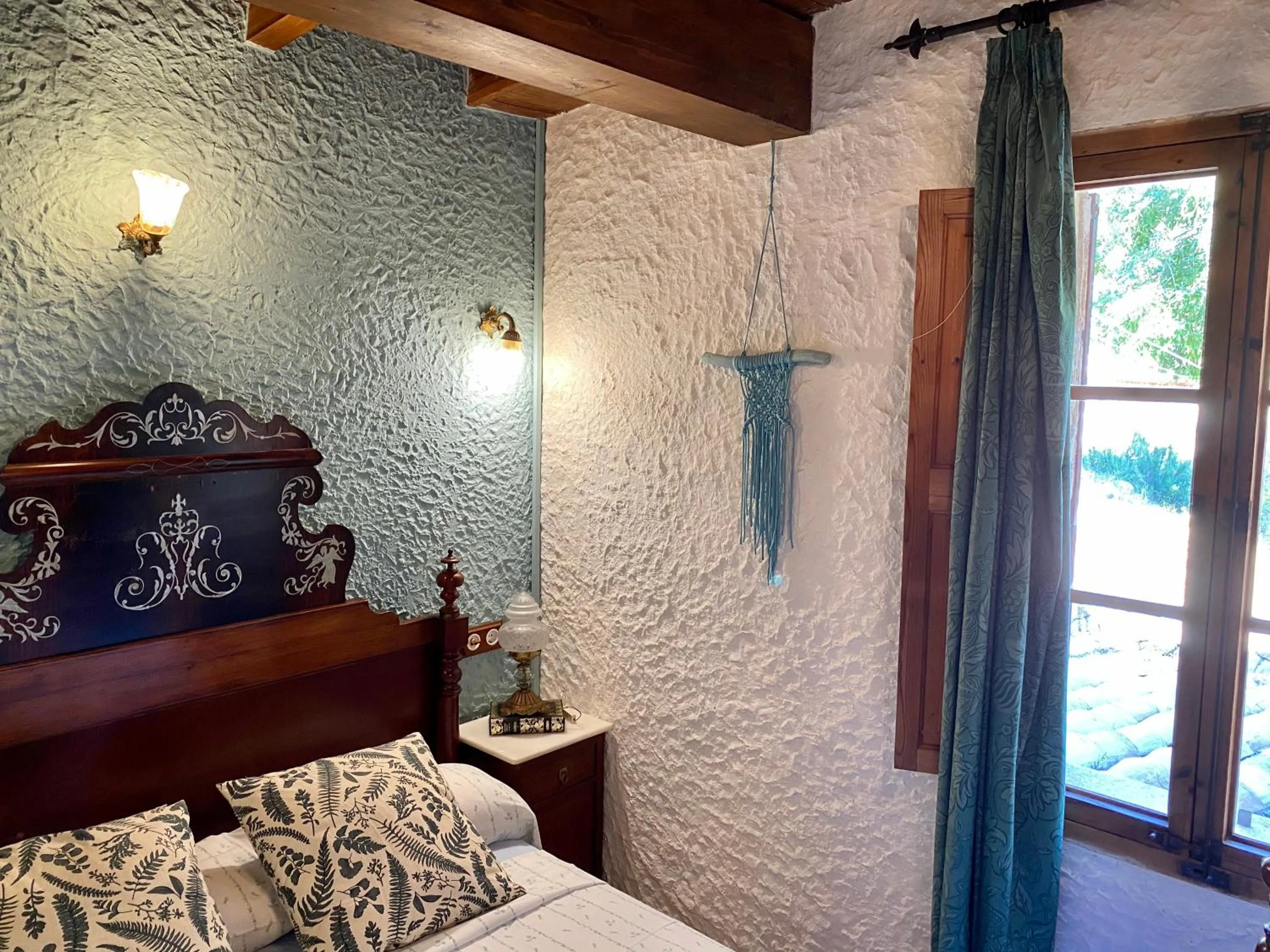 Bed in Finca Ses Fontanelles