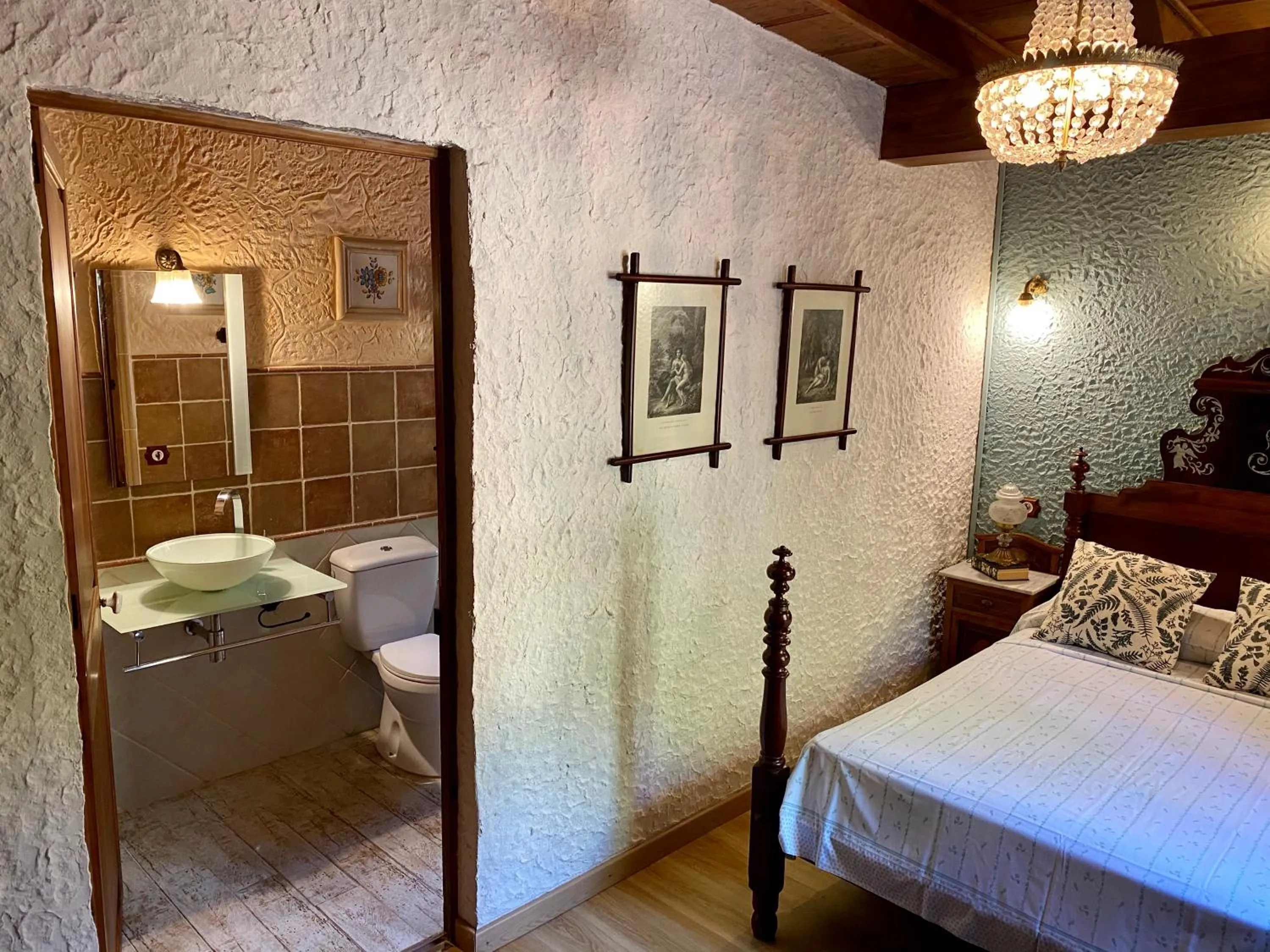 Bed in Finca Ses Fontanelles