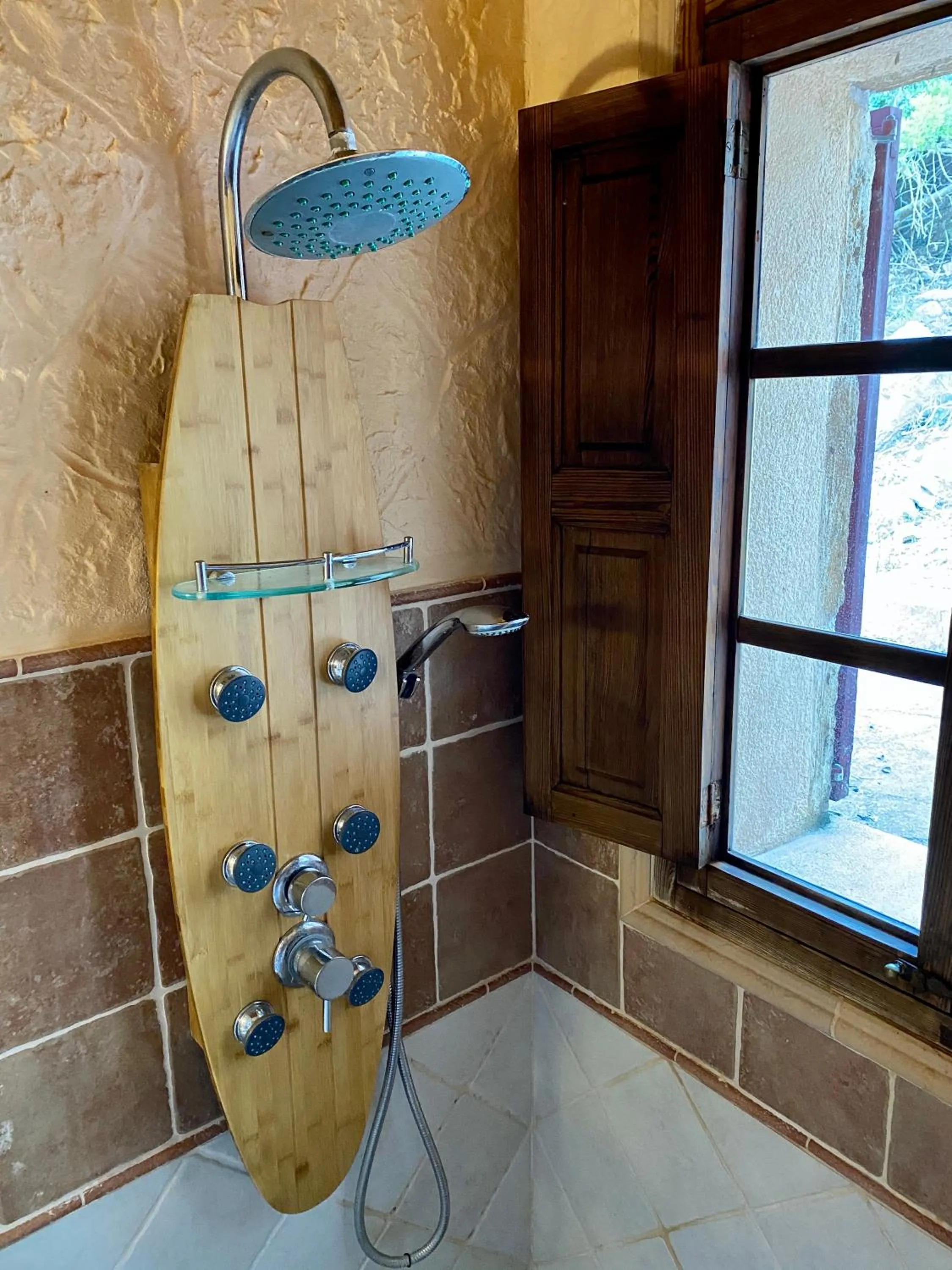 Shower in Finca Ses Fontanelles