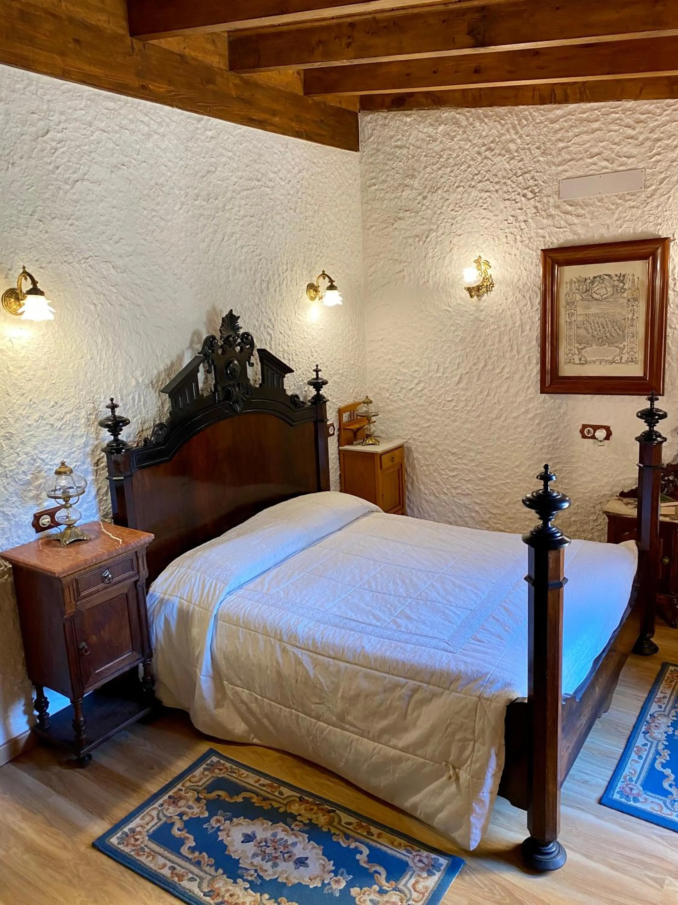 Bed in Finca Ses Fontanelles