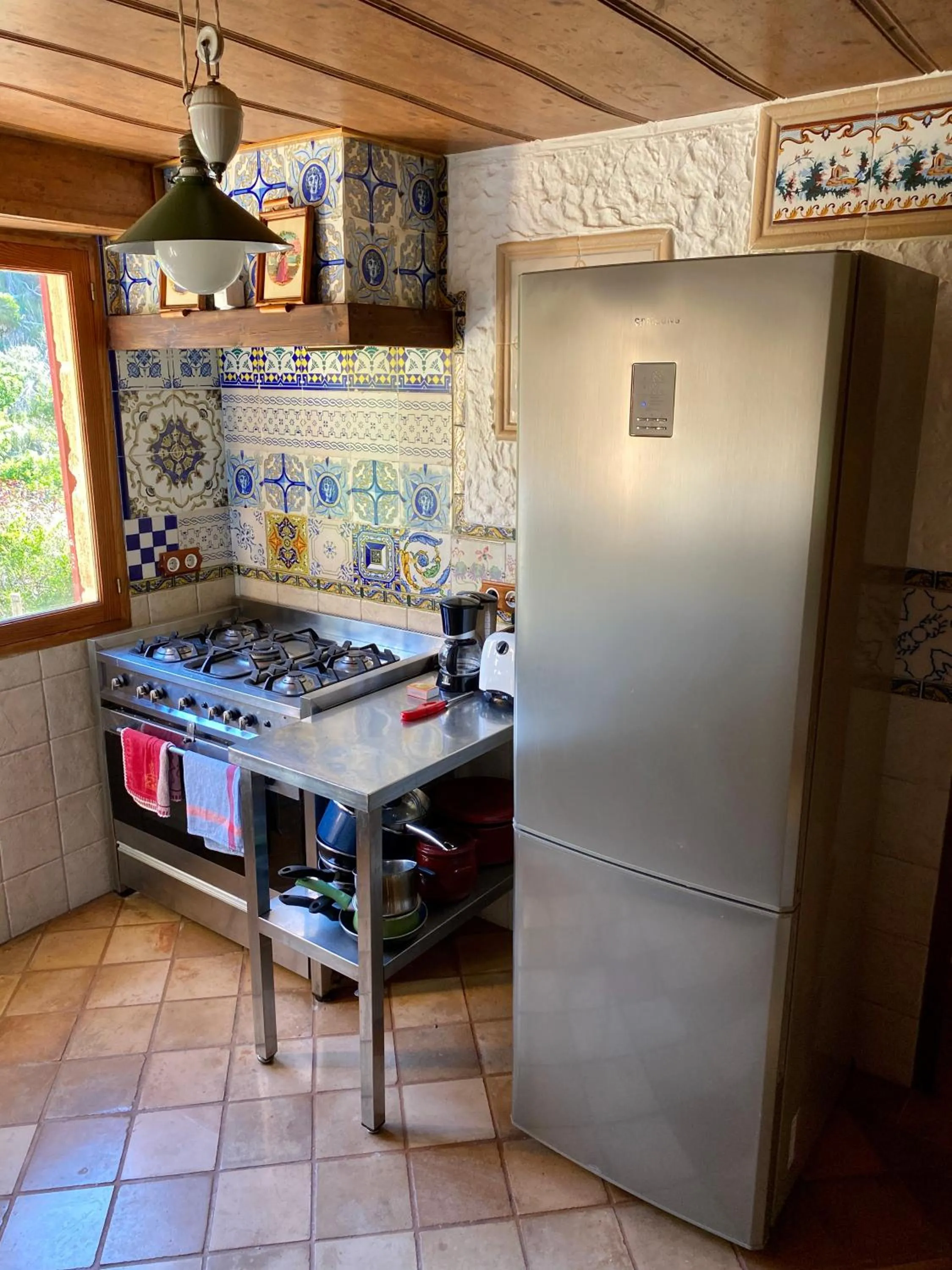 Communal kitchen in Finca Ses Fontanelles