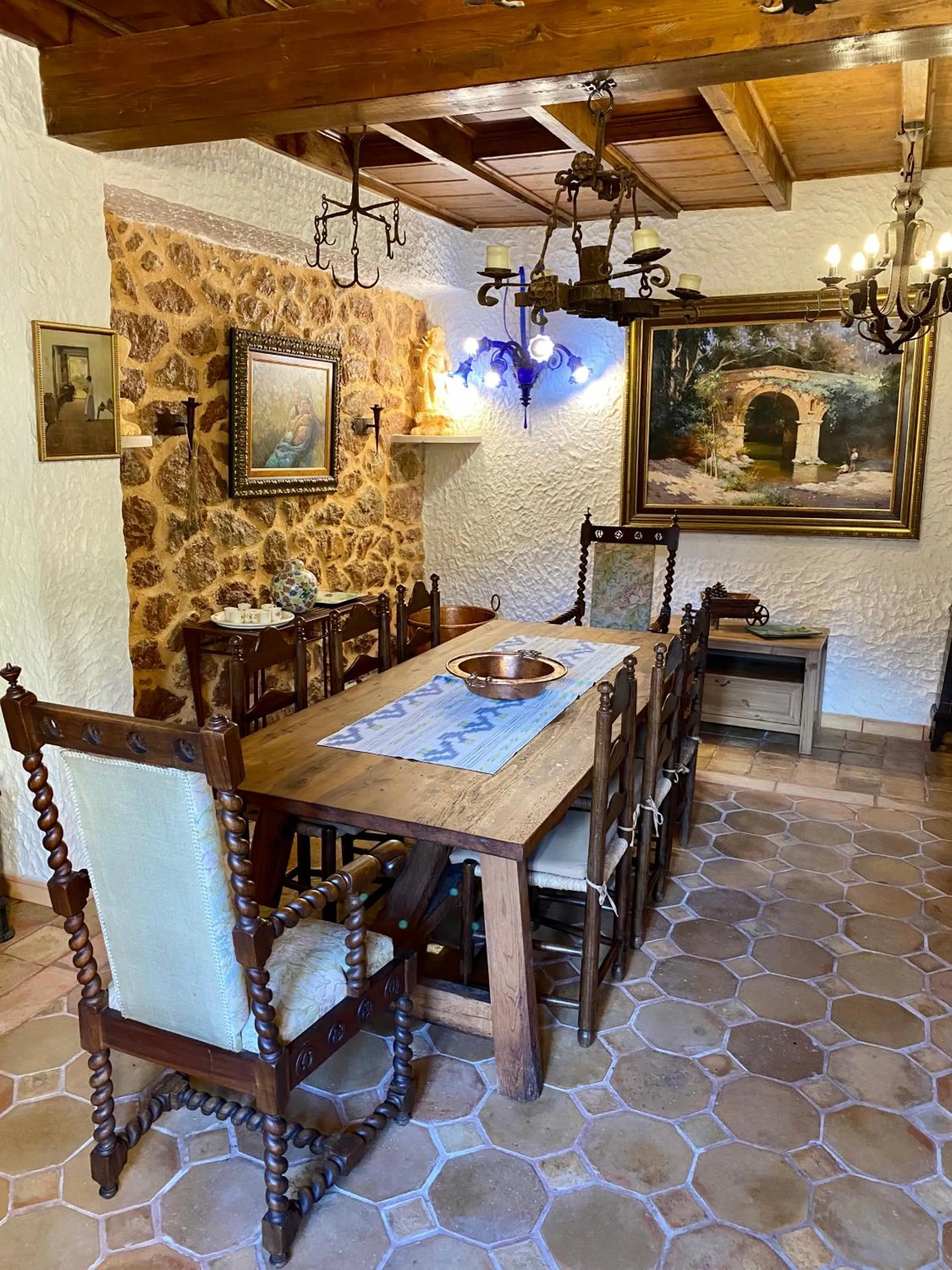 Communal lounge/ TV room in Finca Ses Fontanelles