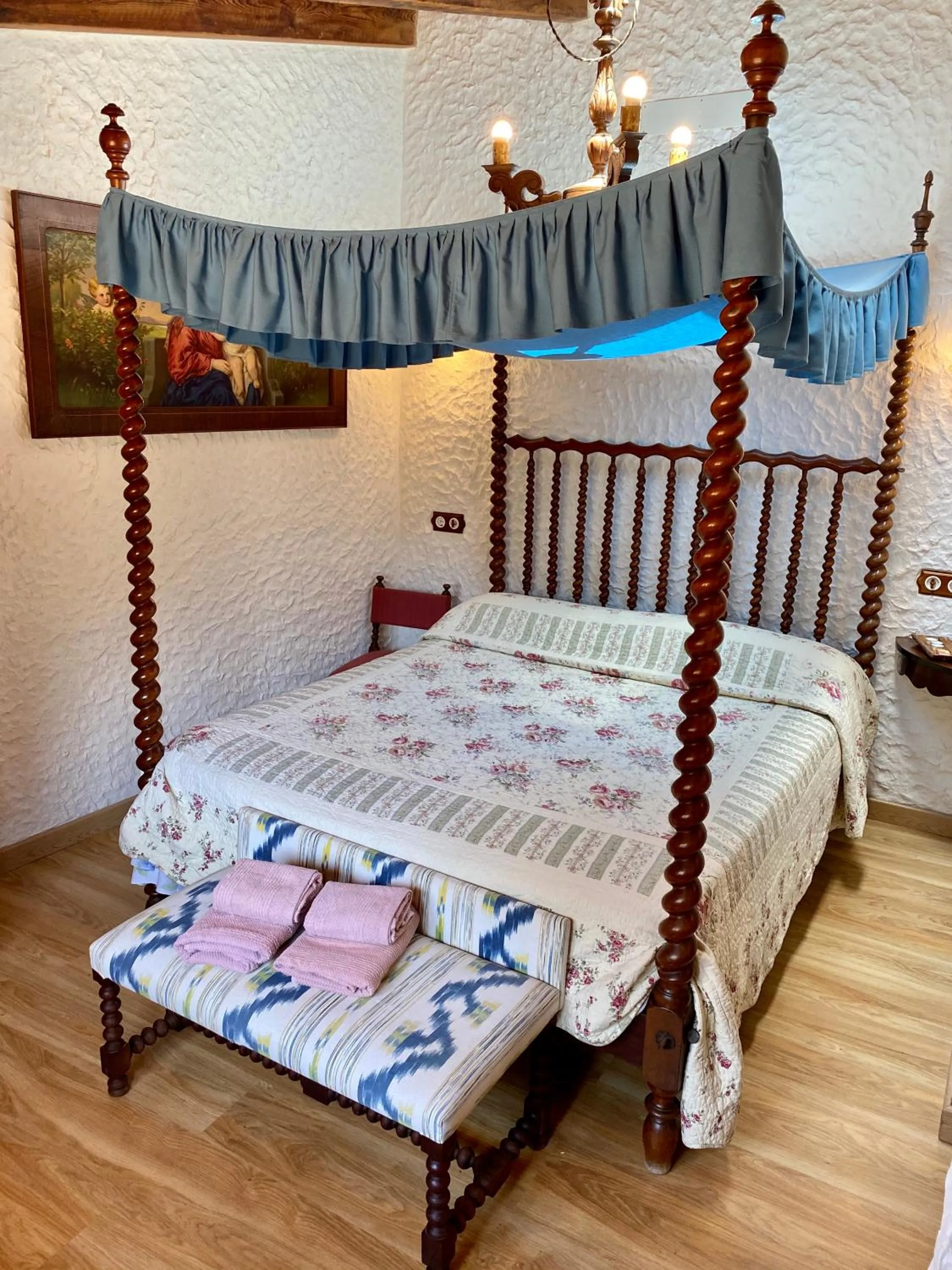 Bed in Finca Ses Fontanelles