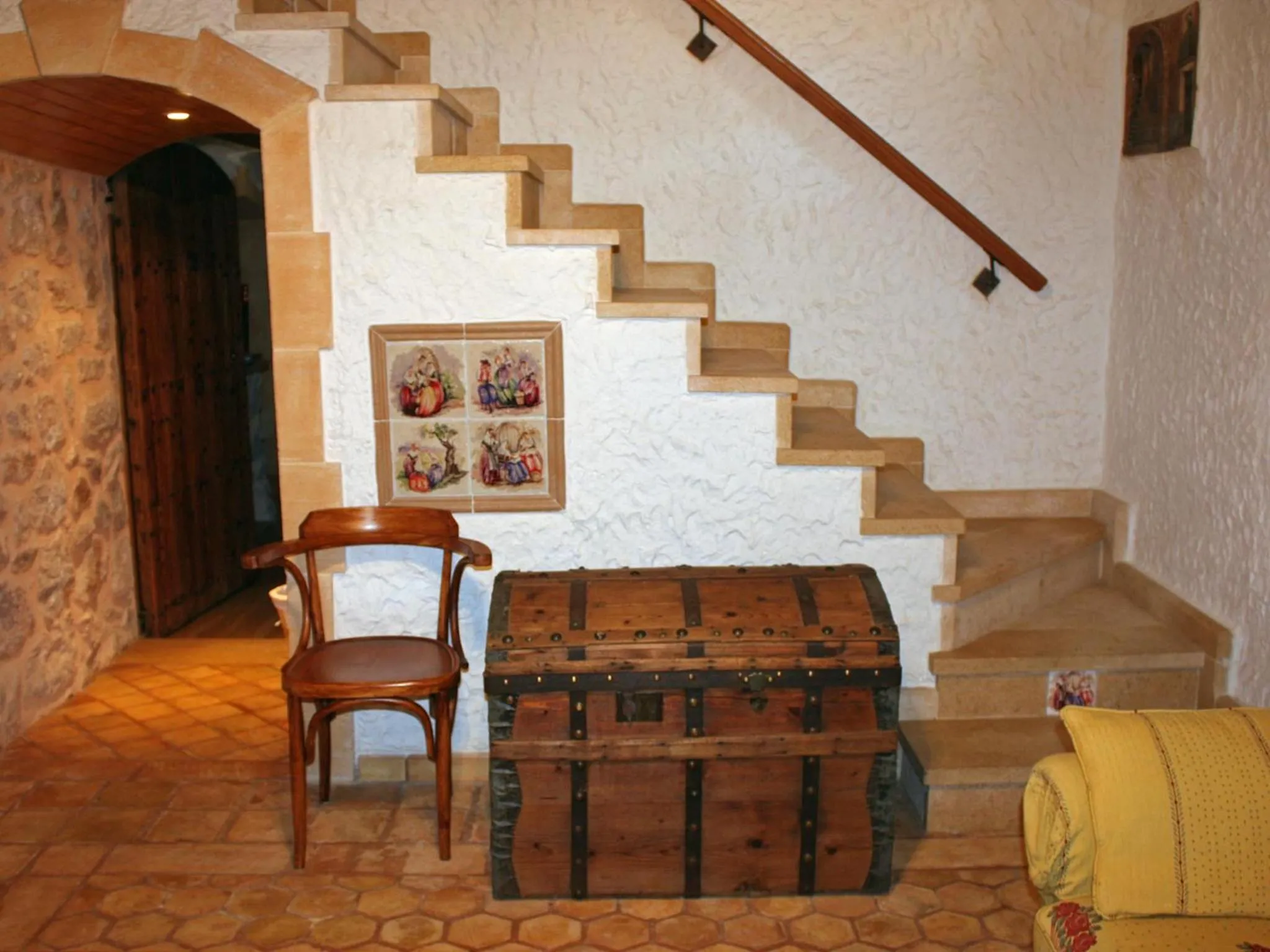 Living room in Finca Ses Fontanelles