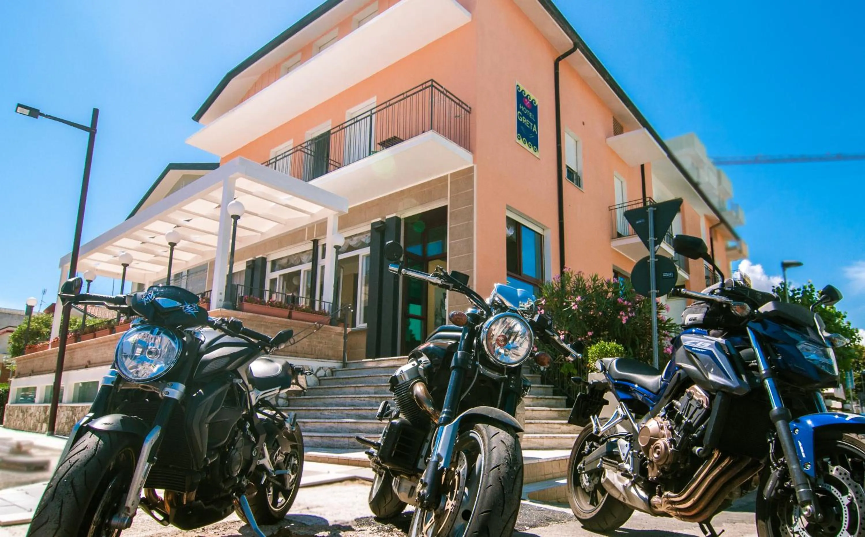 Property building in Hotel Greta B&B