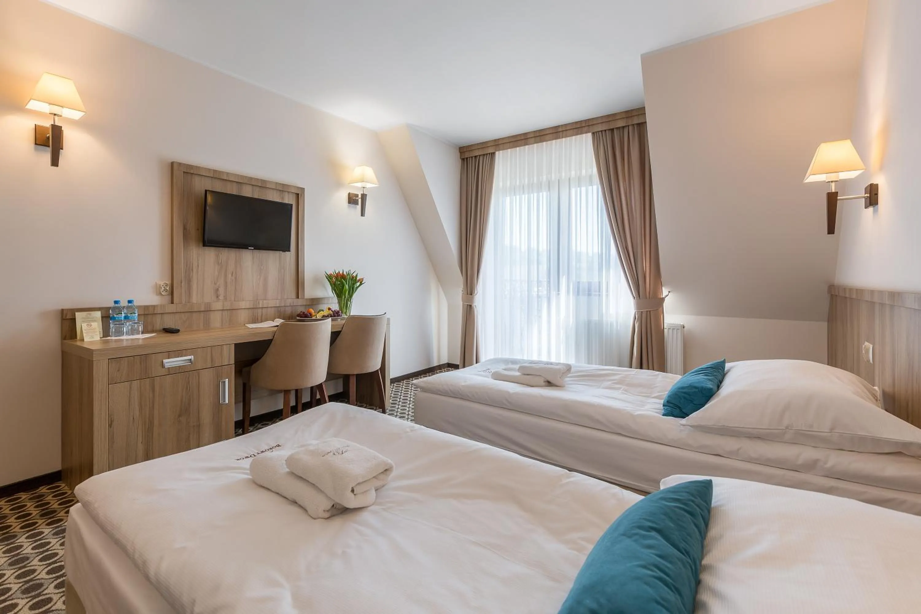 Double or Twin Room with Balcony in Borowy Dwór- Biznes, Spa & Fun