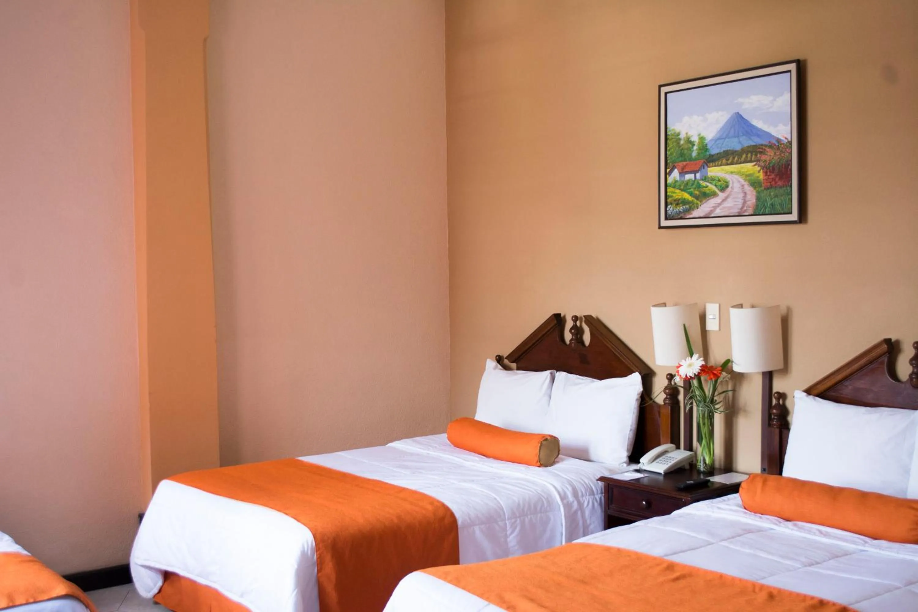 Bed in Hotel Royal Palace