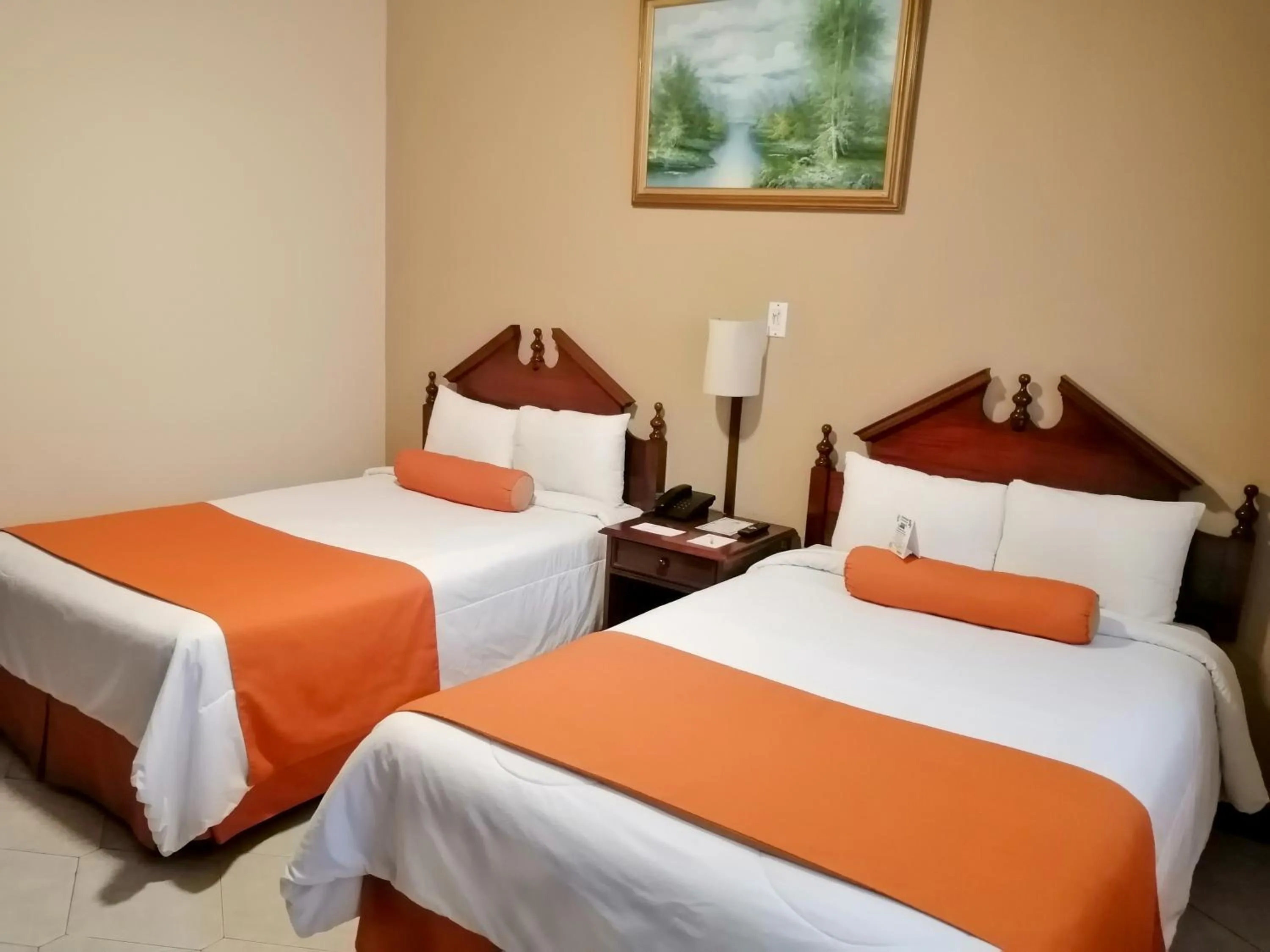 Bed in Hotel Royal Palace