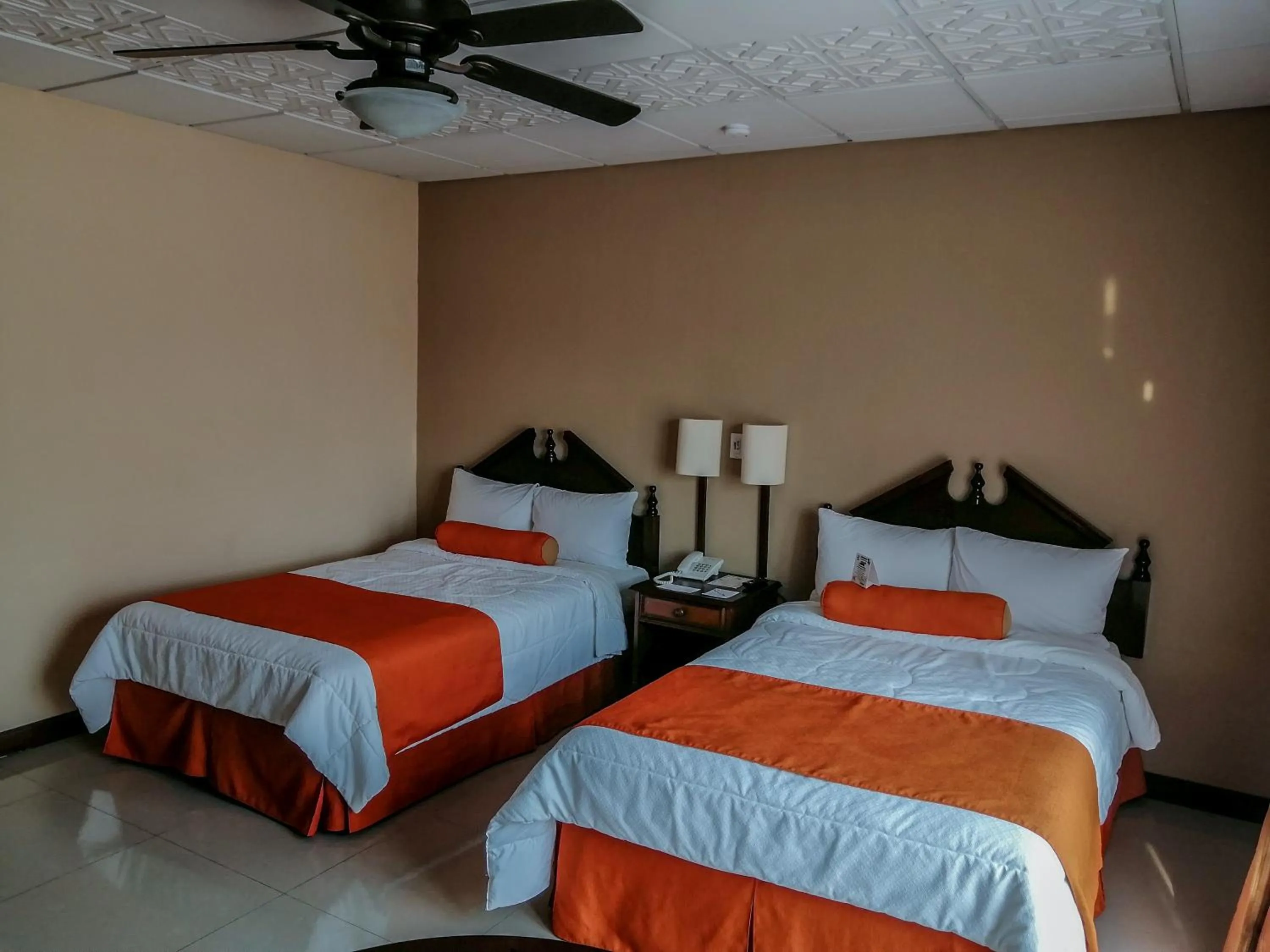 Bed in Hotel Royal Palace