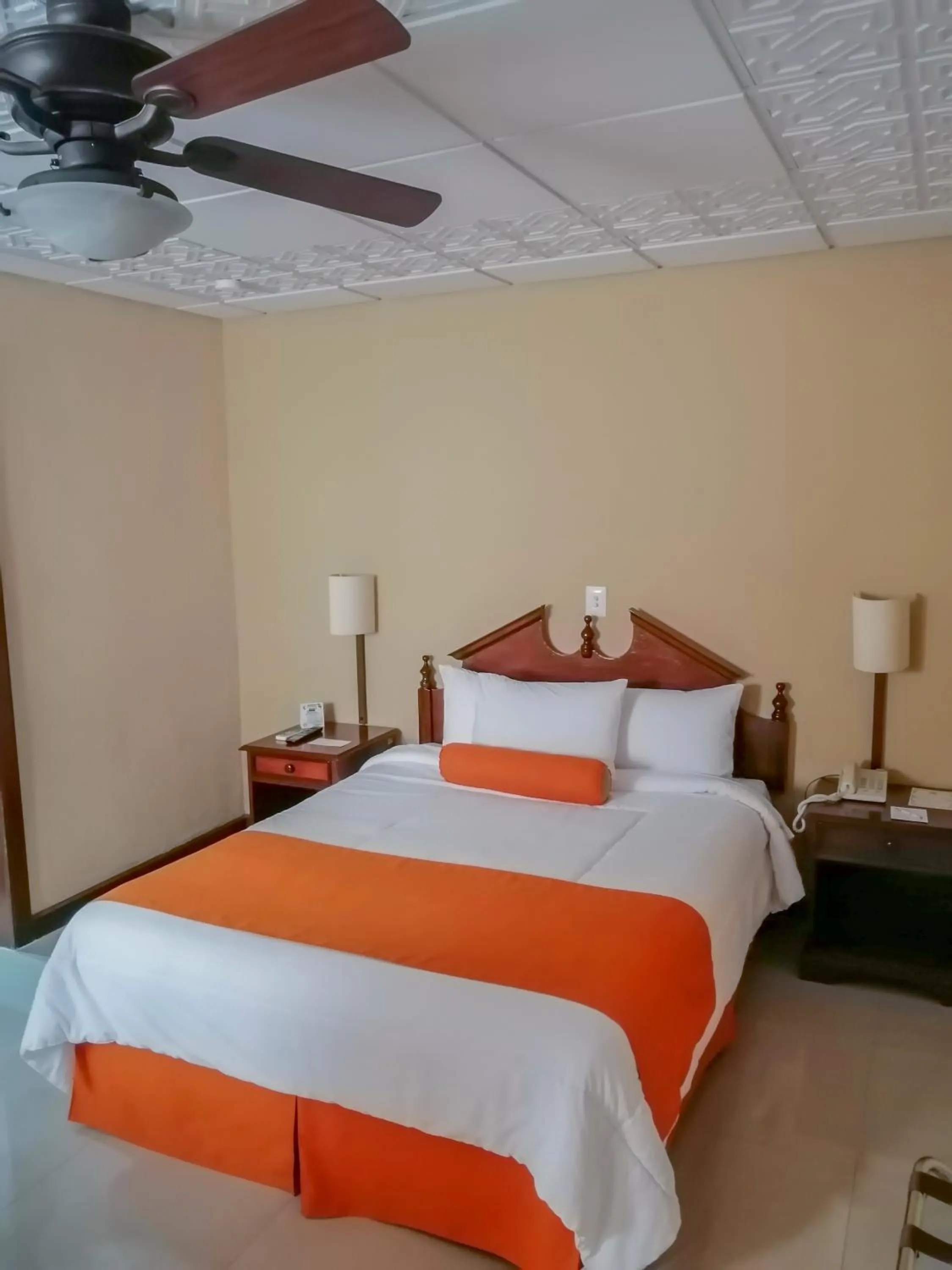 Bed in Hotel Royal Palace