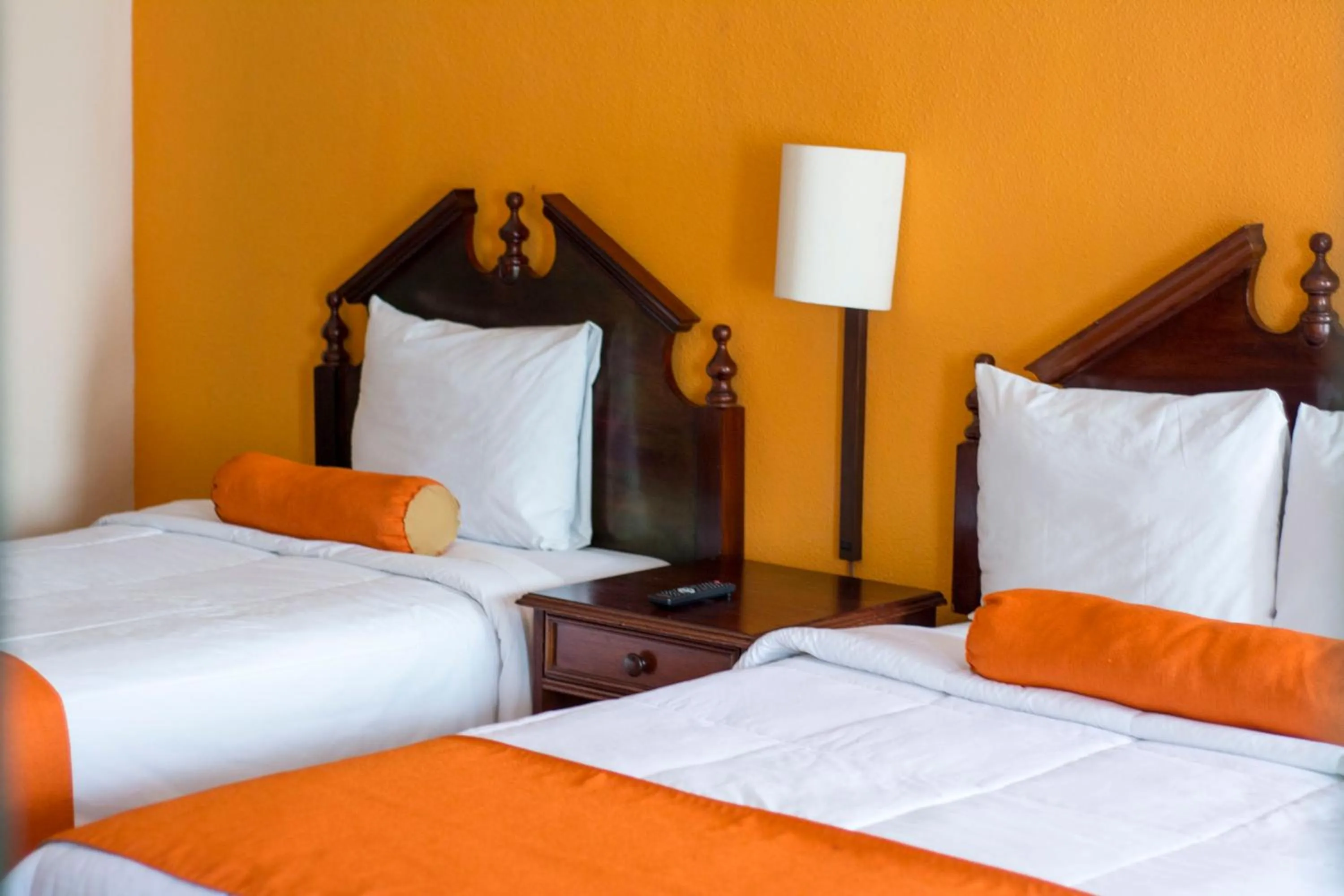 Bed in Hotel Royal Palace