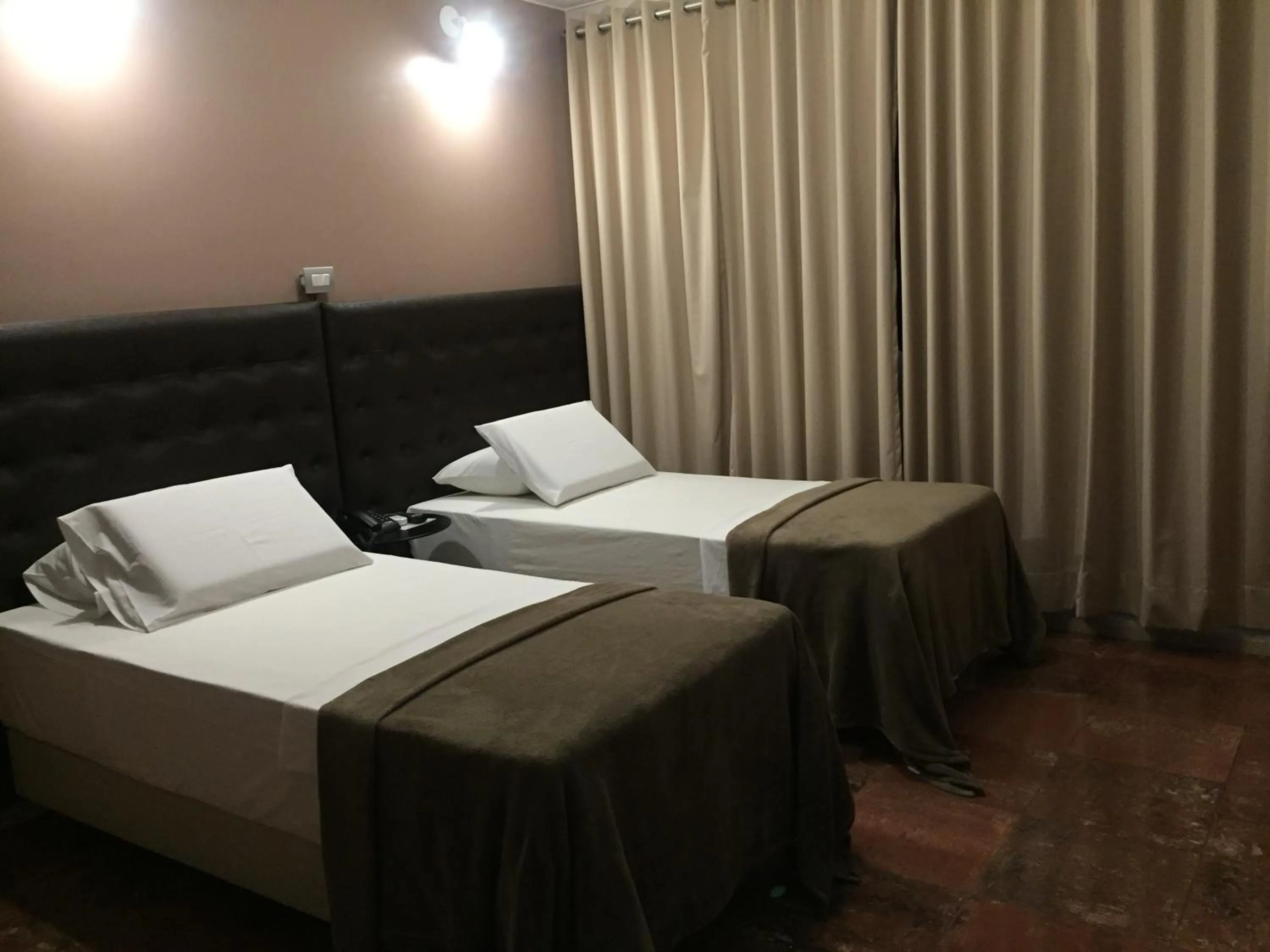 Bed in Hotel Diamante