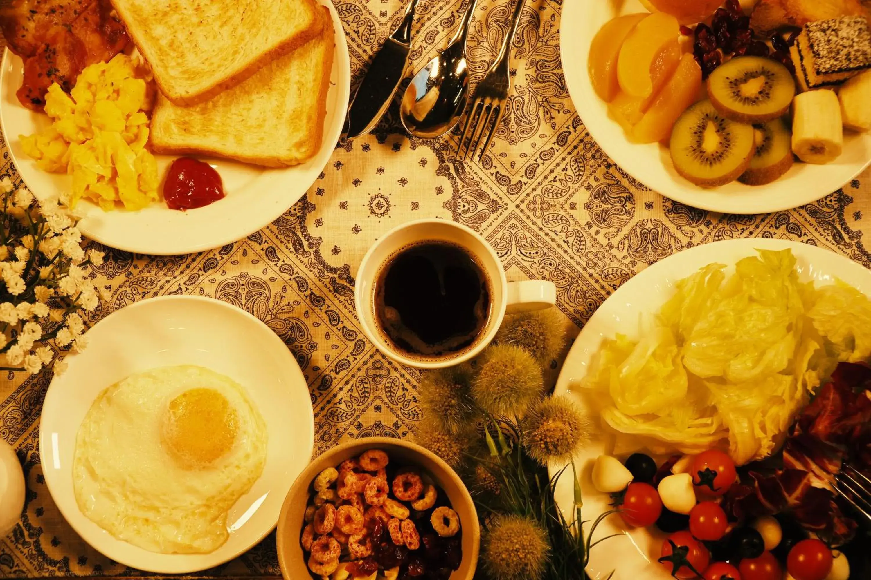 Buffet breakfast in Mona Yongpyong Buffet breakfast in Mona Yongpyong