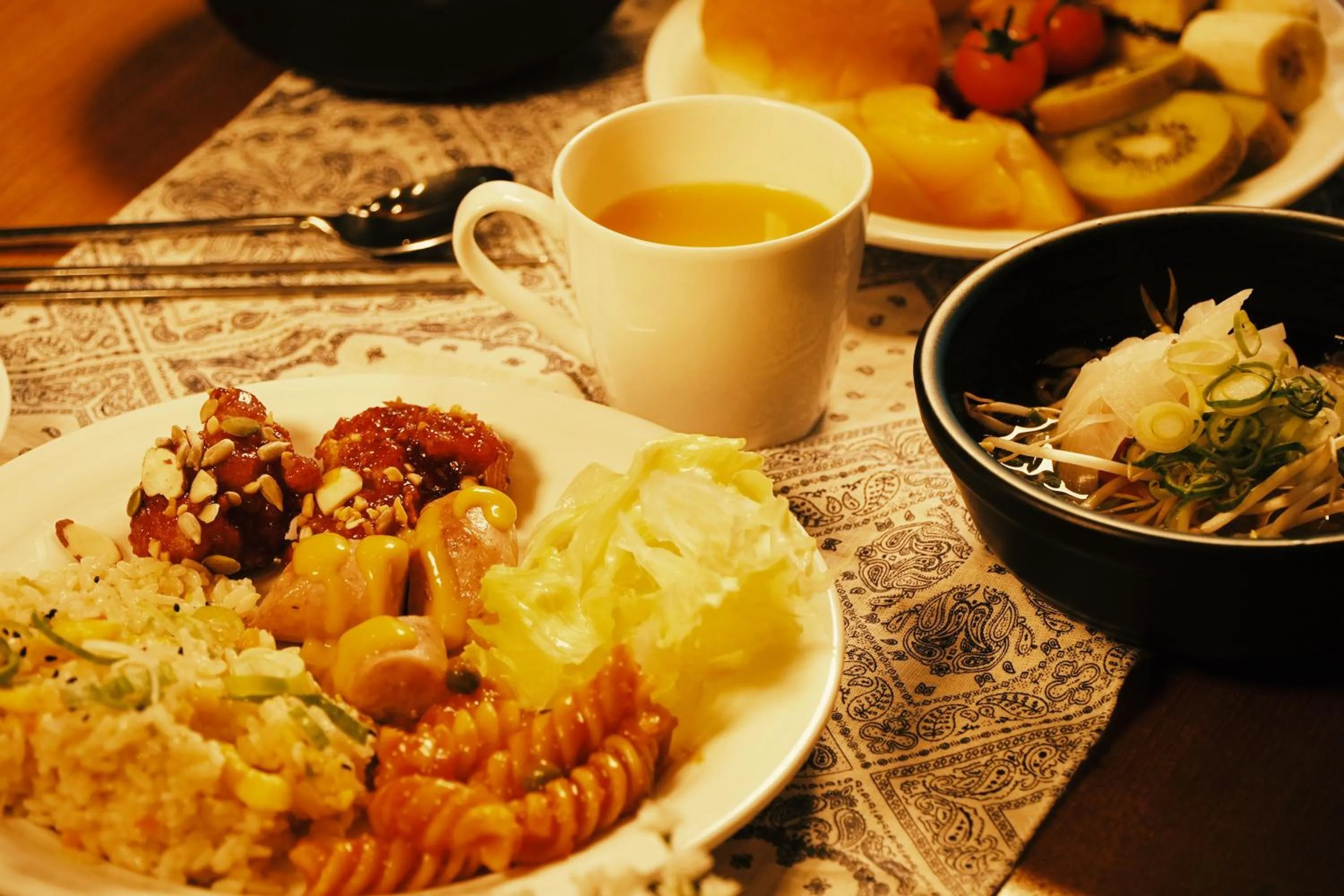 Buffet breakfast in Mona Yongpyong