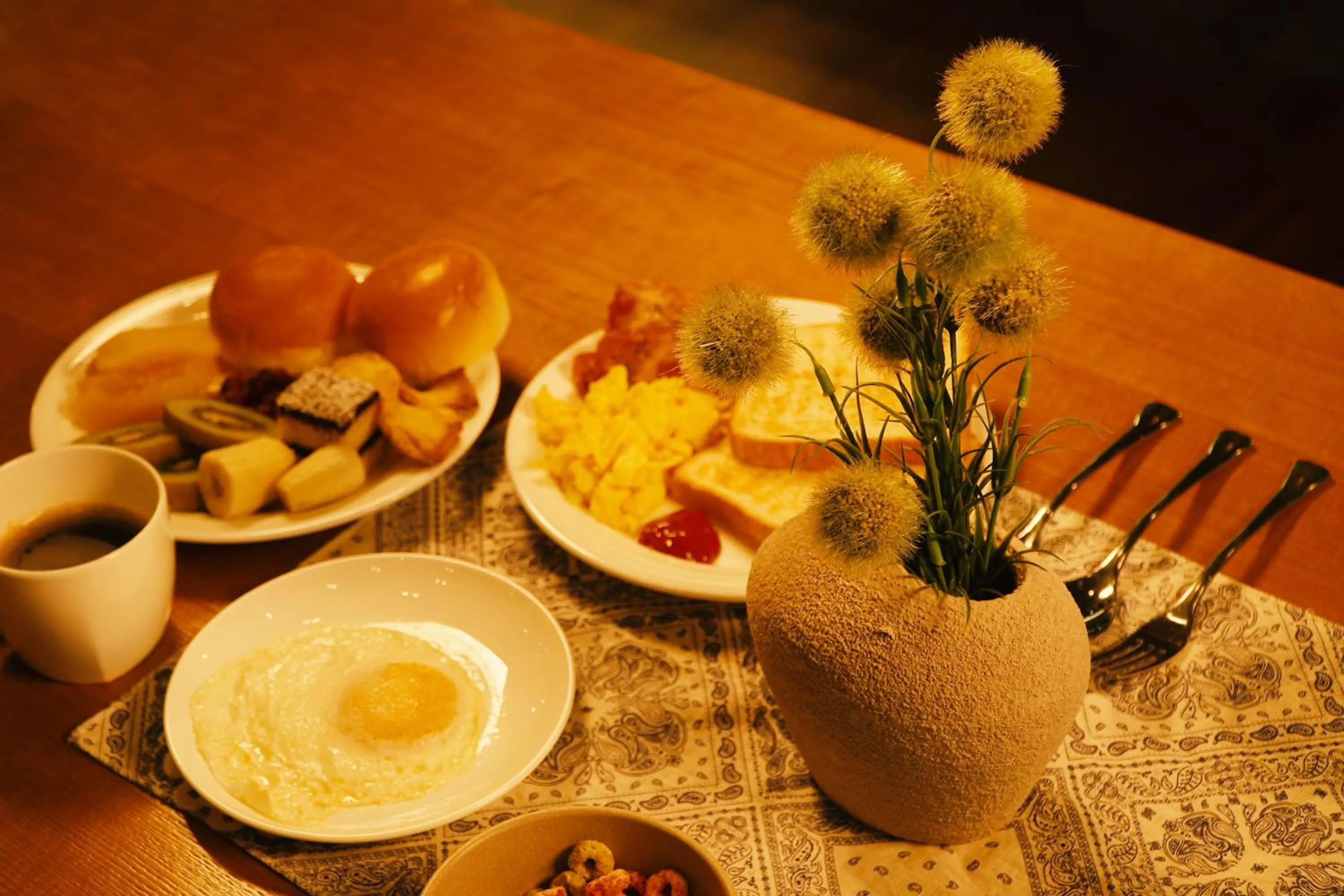 Buffet breakfast in Mona Yongpyong