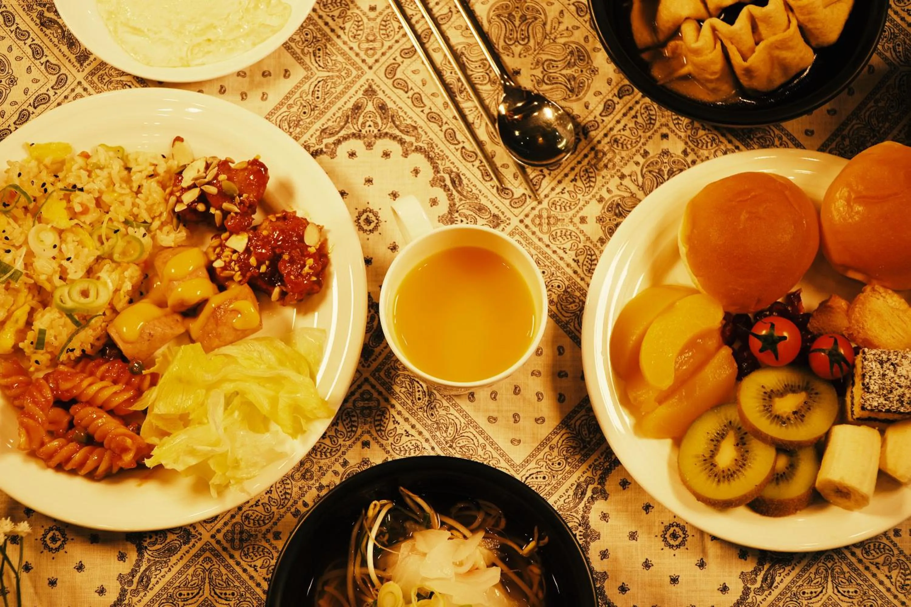 Buffet breakfast in Mona Yongpyong