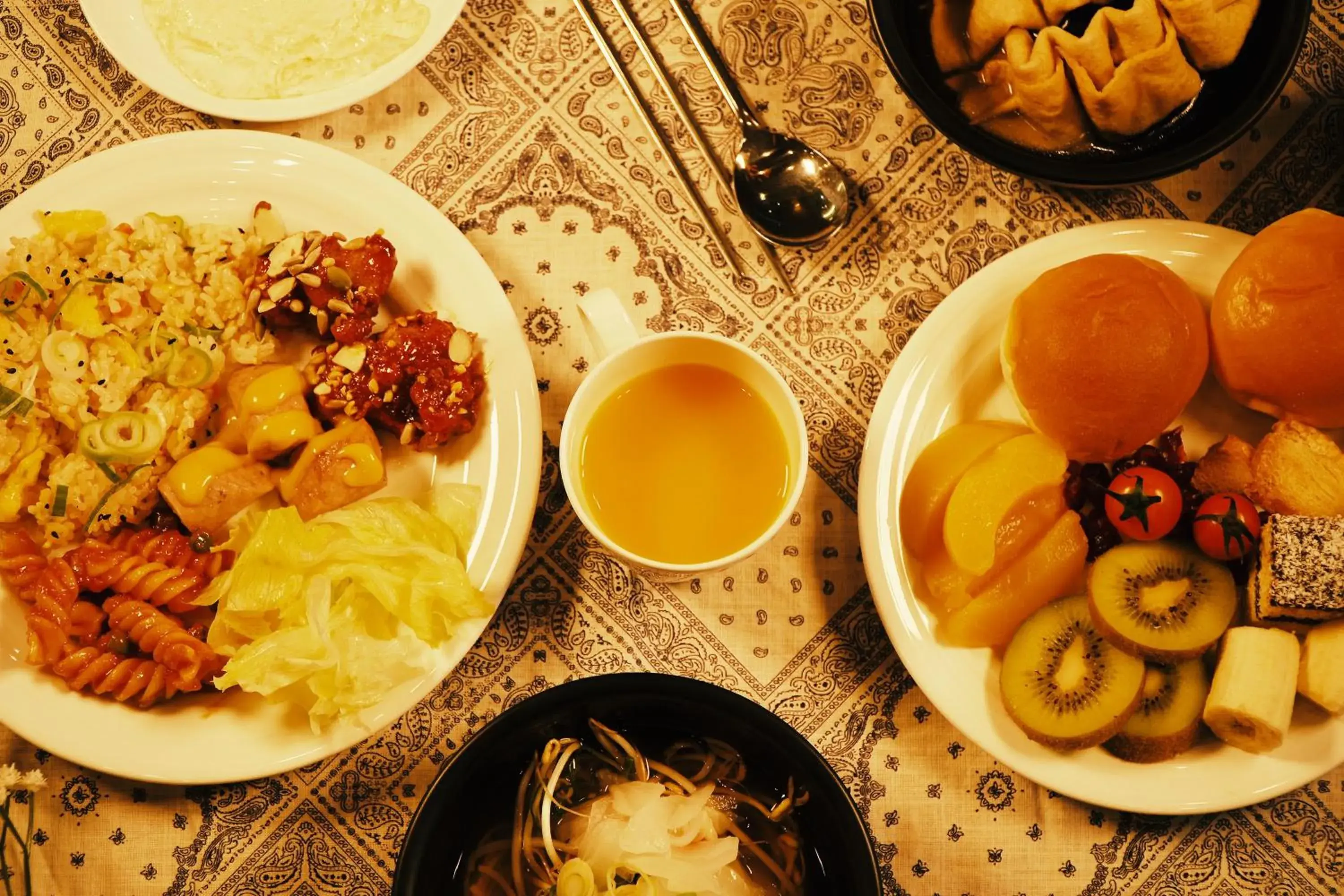 Buffet breakfast in Mona Yongpyong Buffet breakfast in Mona Yongpyong