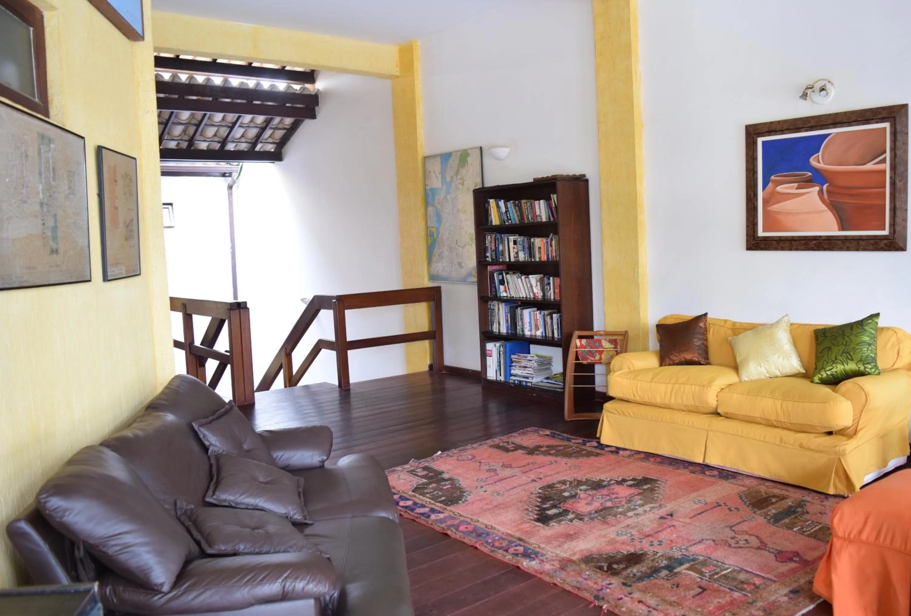 Library in Hotel Pousada Encanto de Itapoan