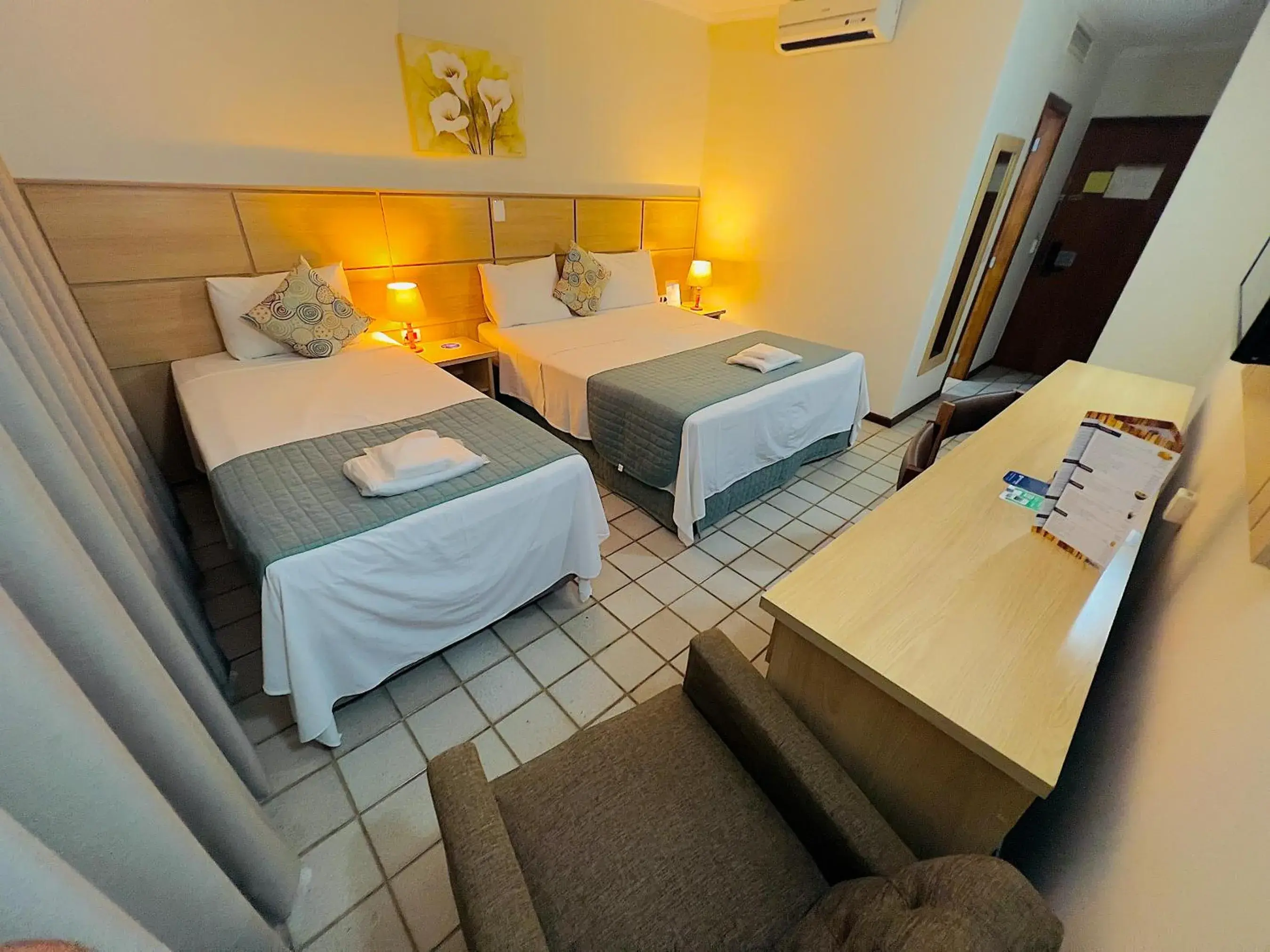Bed in Hotel Dan Inn Uberaba & Convenções By Nacional Inn Bed in Hotel Dan Inn Uberaba & Convenções By Nacional Inn