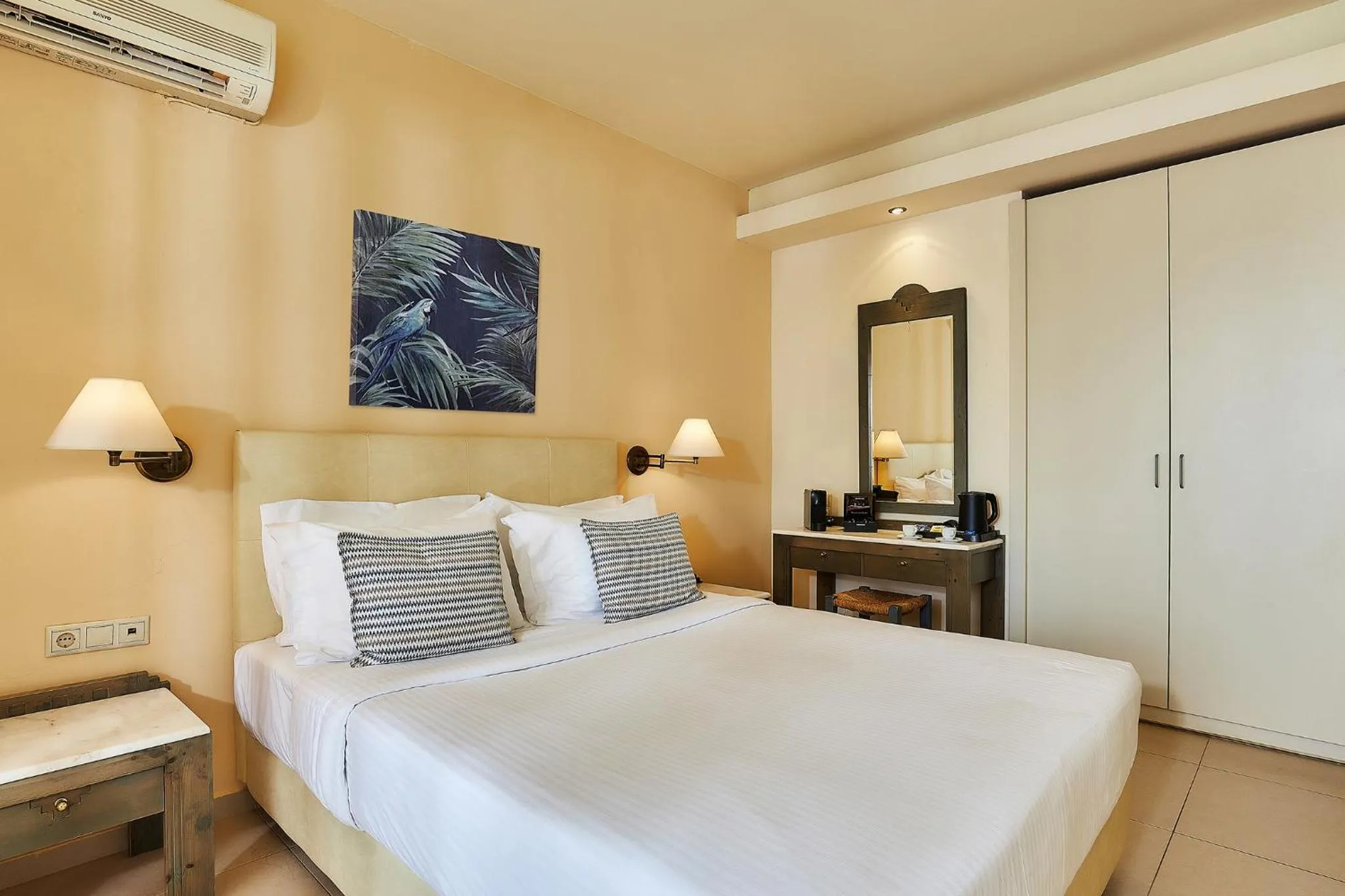 Bed in Sissi Bay Resort