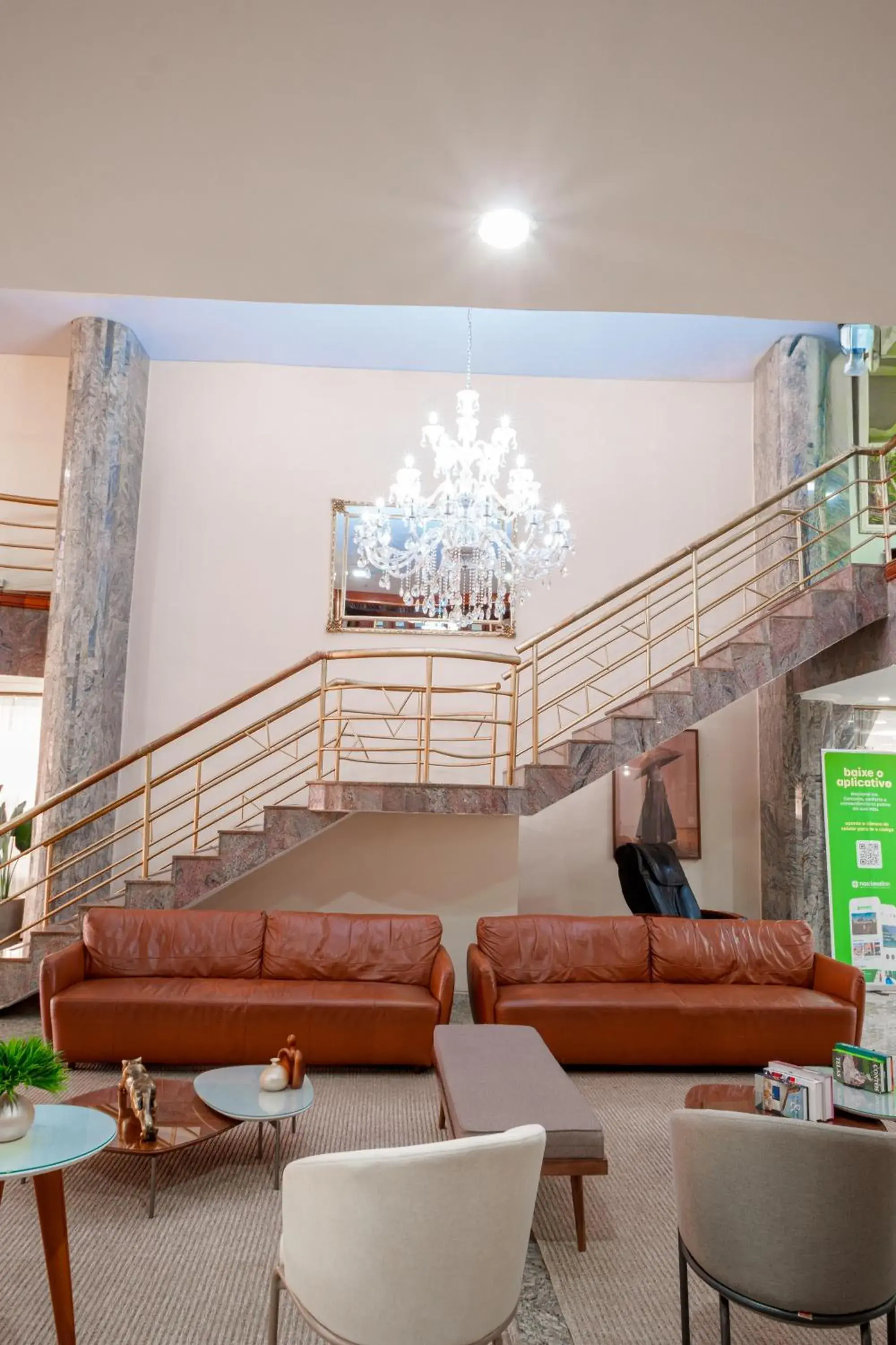 Lobby or reception in Hotel Dan Inn Ribeirão Preto By Nacional Inn Lobby or reception in Hotel Dan Inn Ribeirão Preto By Nacional Inn