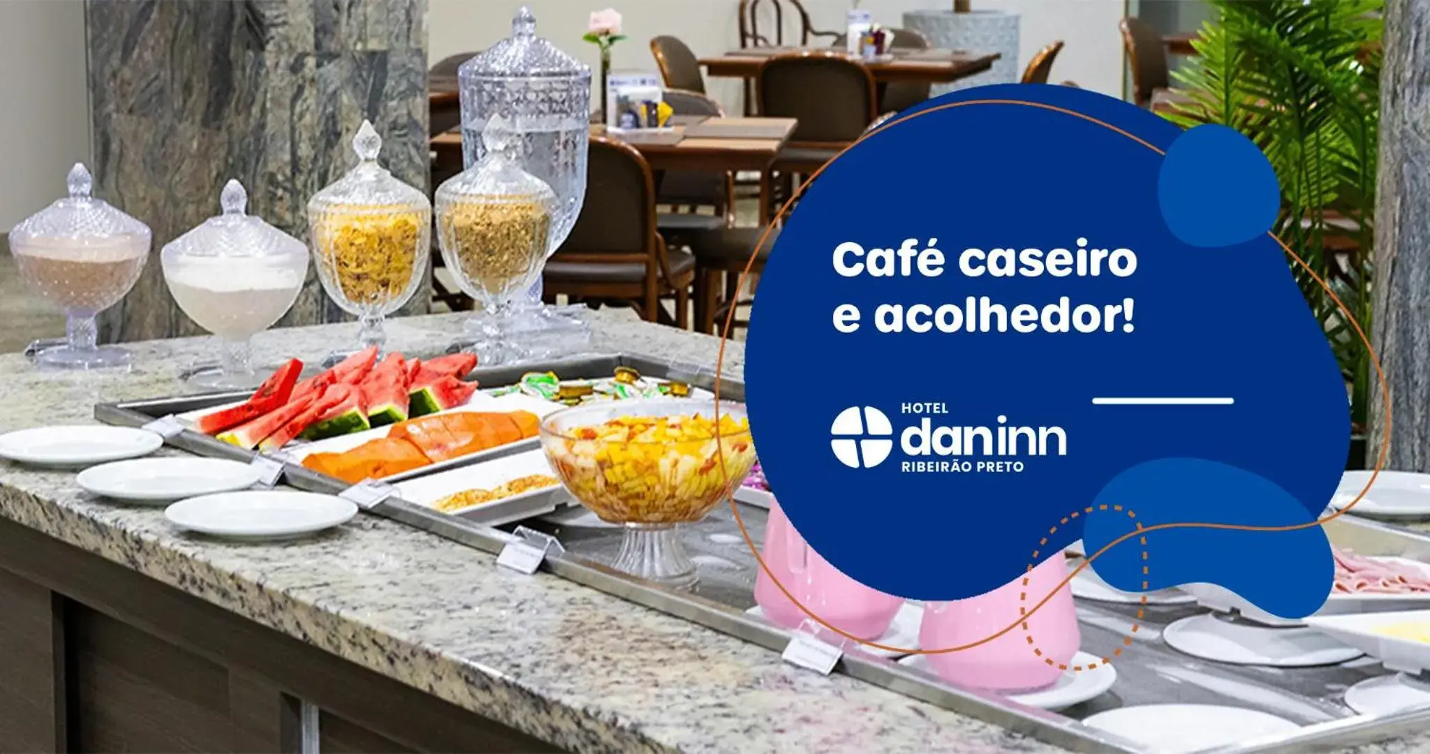 Breakfast in Hotel Dan Inn Ribeirão Preto By Nacional Inn Breakfast in Hotel Dan Inn Ribeirão Preto By Nacional Inn