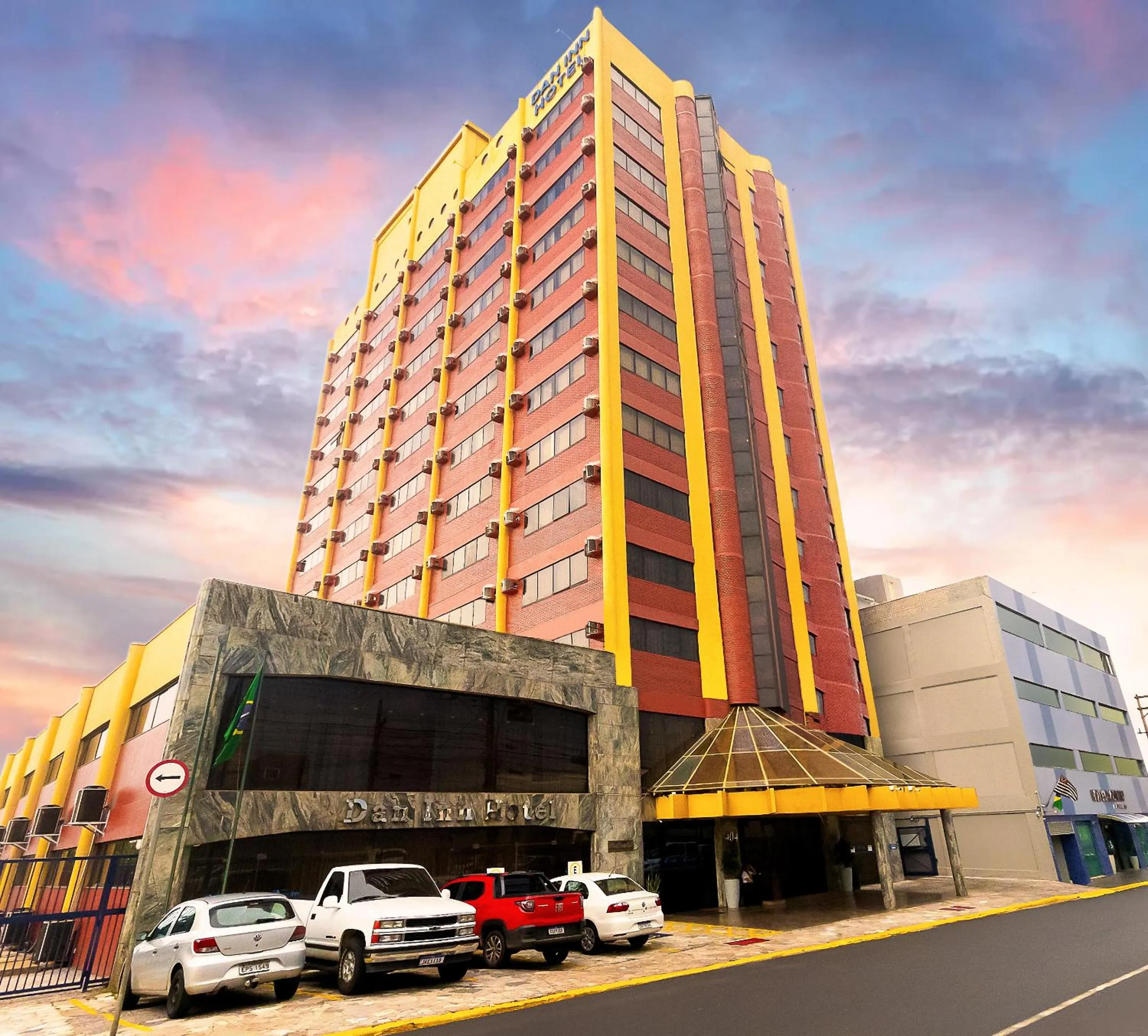 Property building in Hotel Dan Inn Ribeirão Preto By Nacional Inn