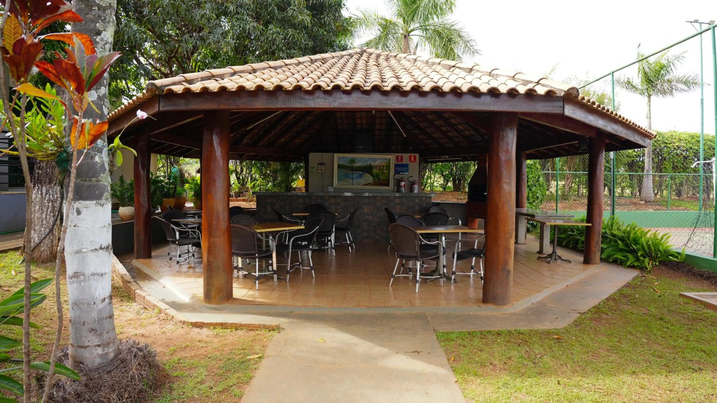 BBQ facilities in Hotel Dan Inn Franca & Convenções By Nacional Inn