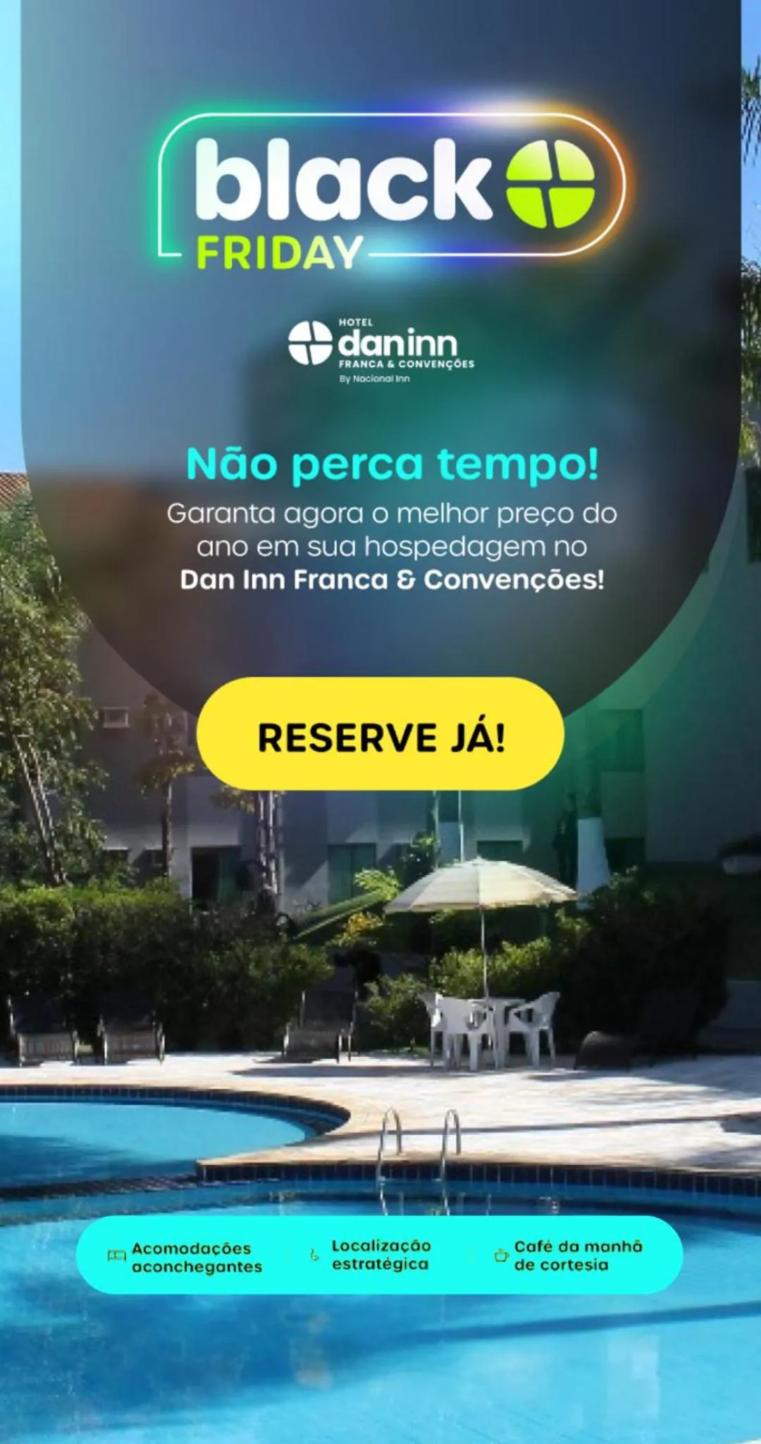 Text overlay in Hotel Dan Inn Franca & Convenções By Nacional Inn