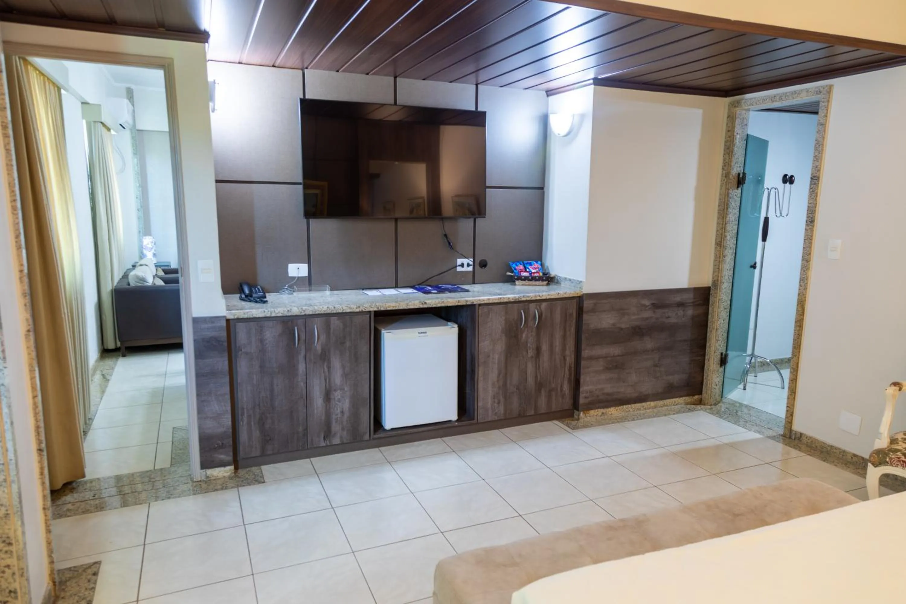 TV and multimedia, Bed in Hotel Dan Inn Franca & Convenções By Nacional Inn