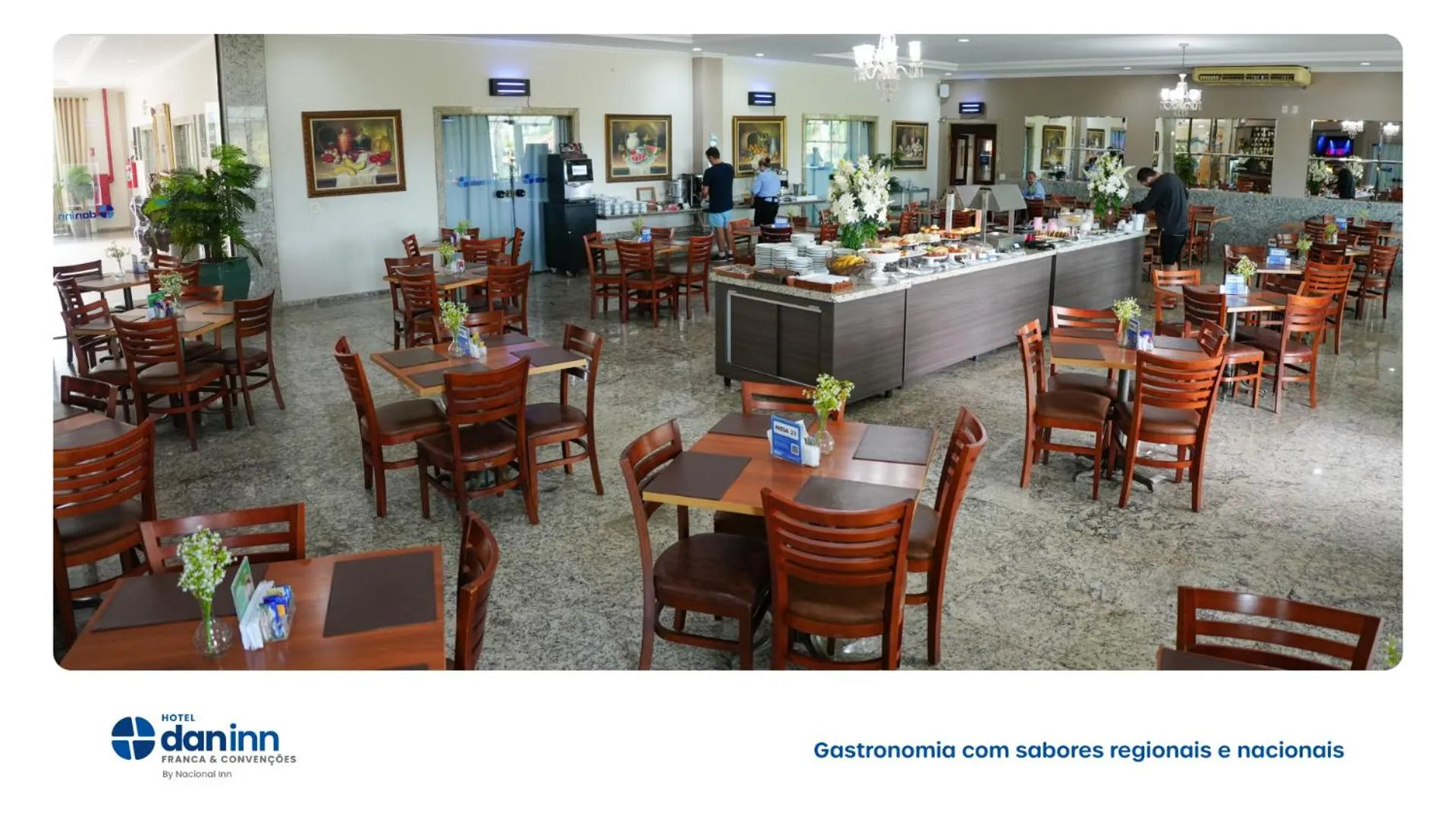 Restaurant/places to eat in Hotel Dan Inn Franca & Convenções By Nacional Inn