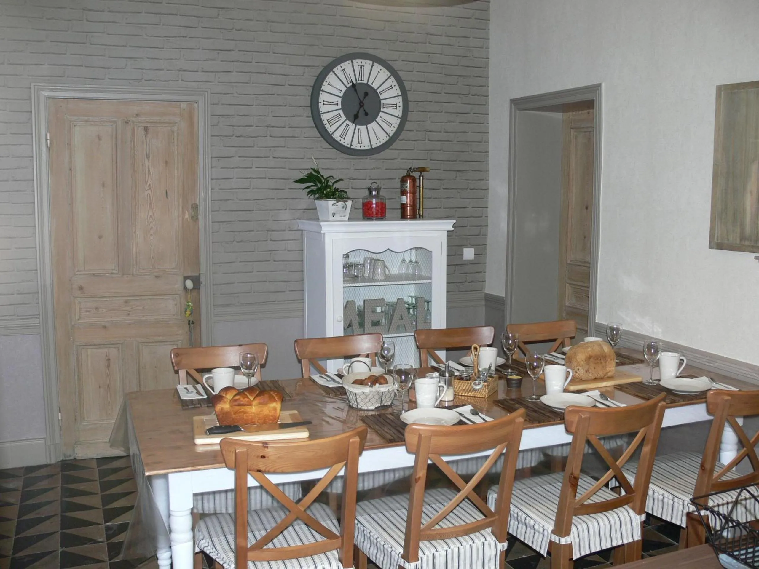 Kitchen or kitchenette in Bed&B La Ferme De L'ostrevent