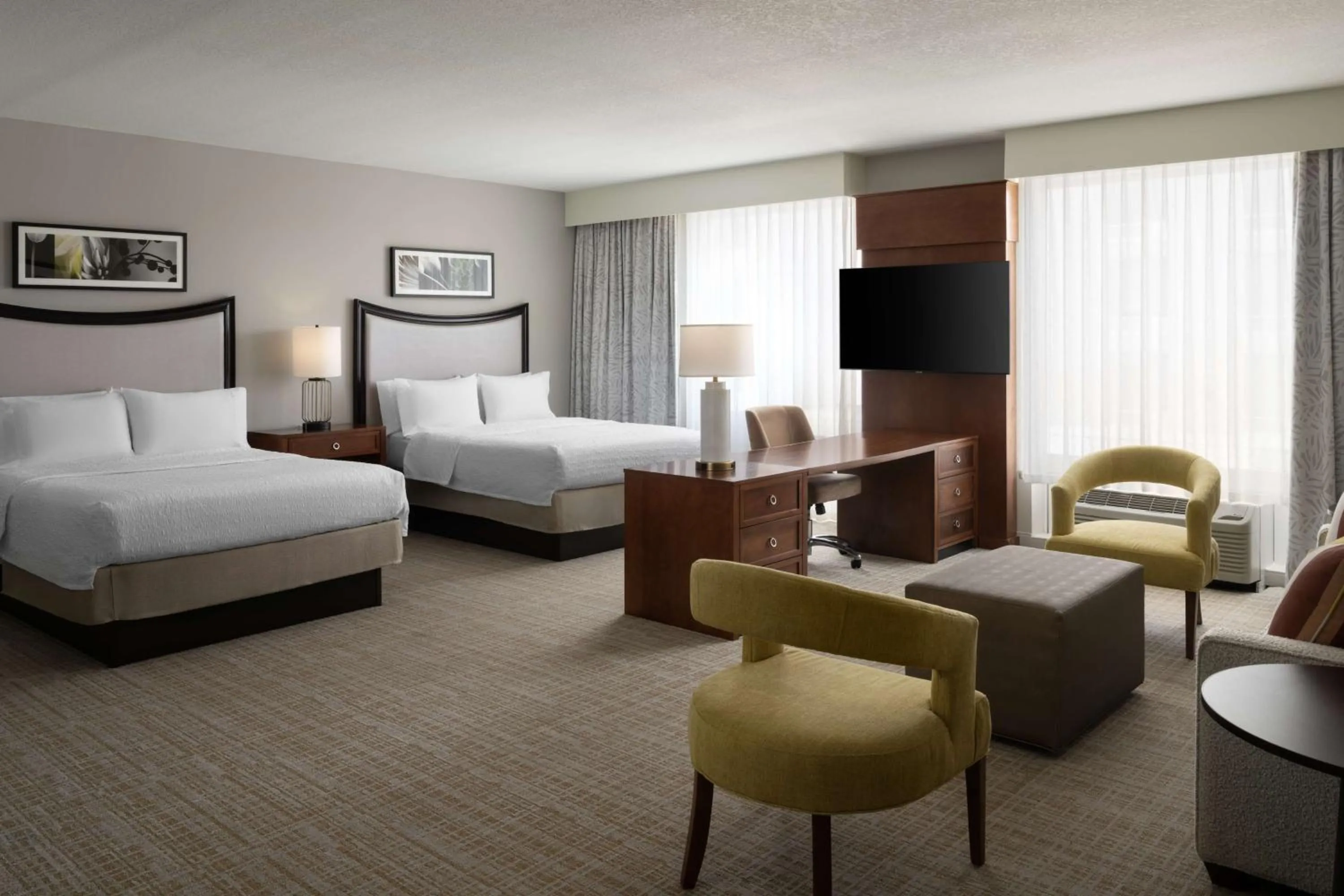 Bedroom, Bed in Hampton Inn & Suites Orlando/Downtown South - Medical Center