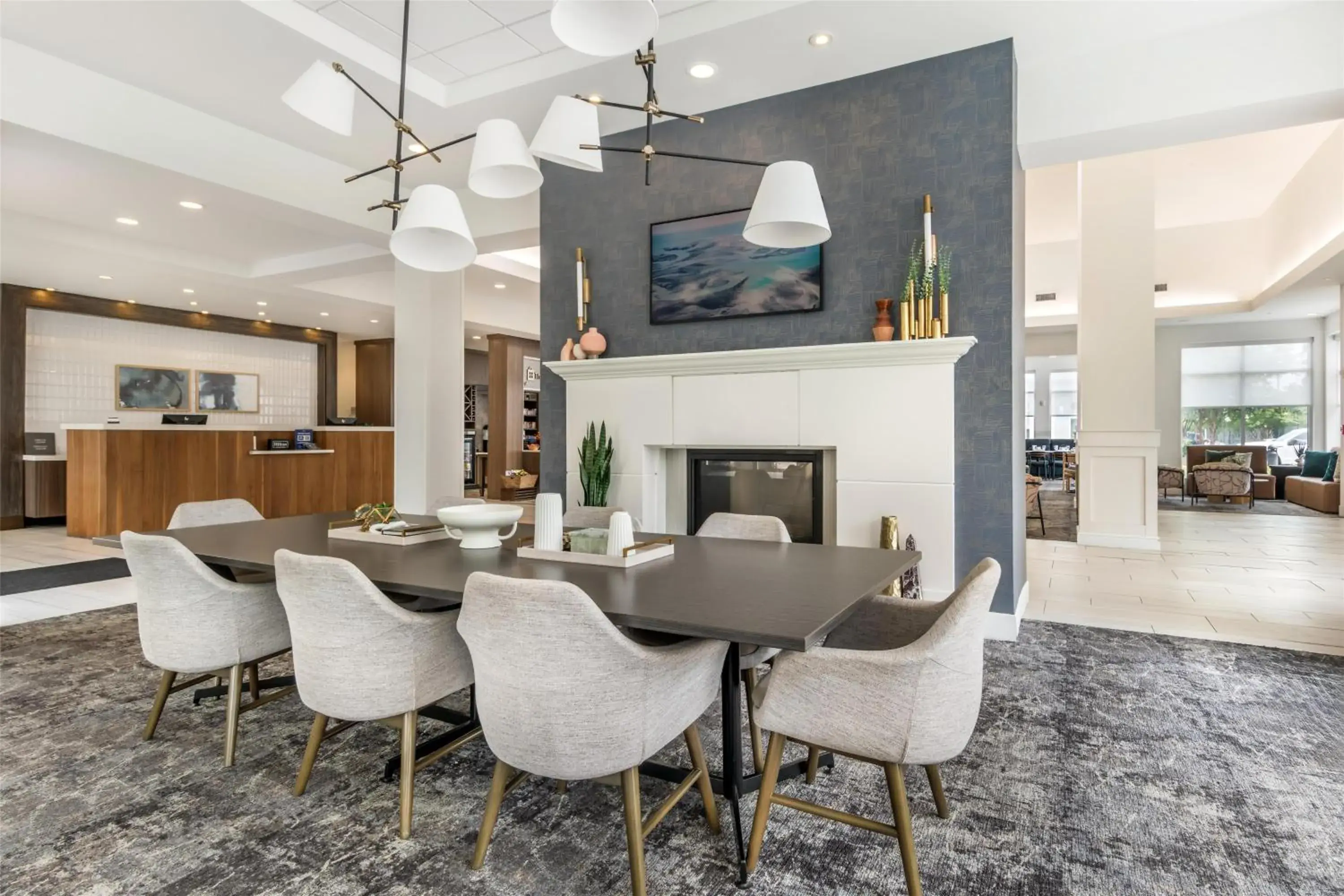 Lobby or reception in Hilton Garden Inn Montgomery - EastChase Lobby or reception in Hilton Garden Inn Montgomery - EastChase