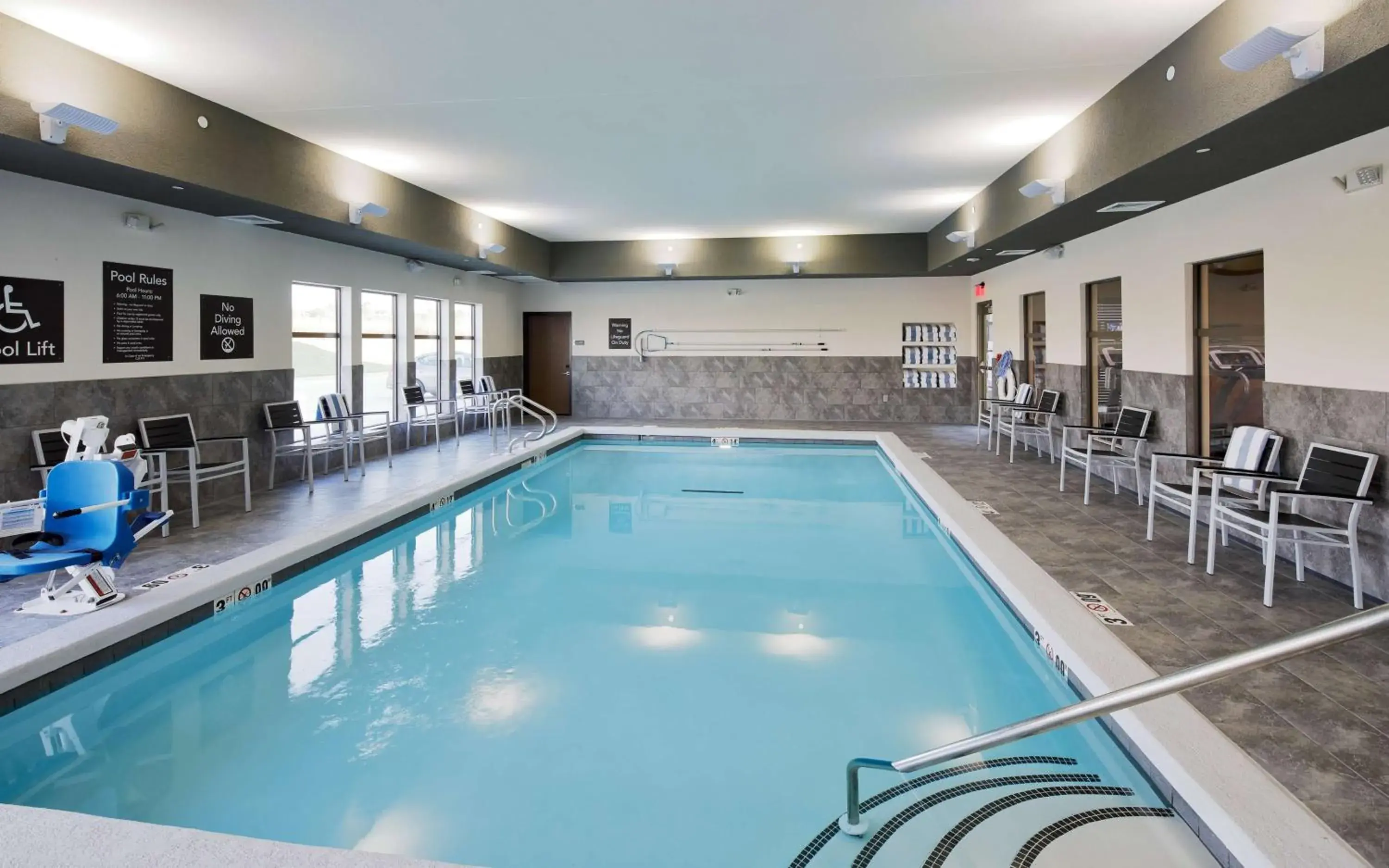Pool view in Homewood Suites By Hilton Topeka Pool view in Homewood Suites By Hilton Topeka