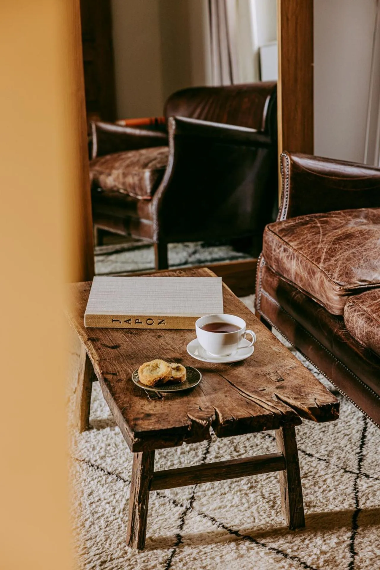 Living room in Logis de la Cadène